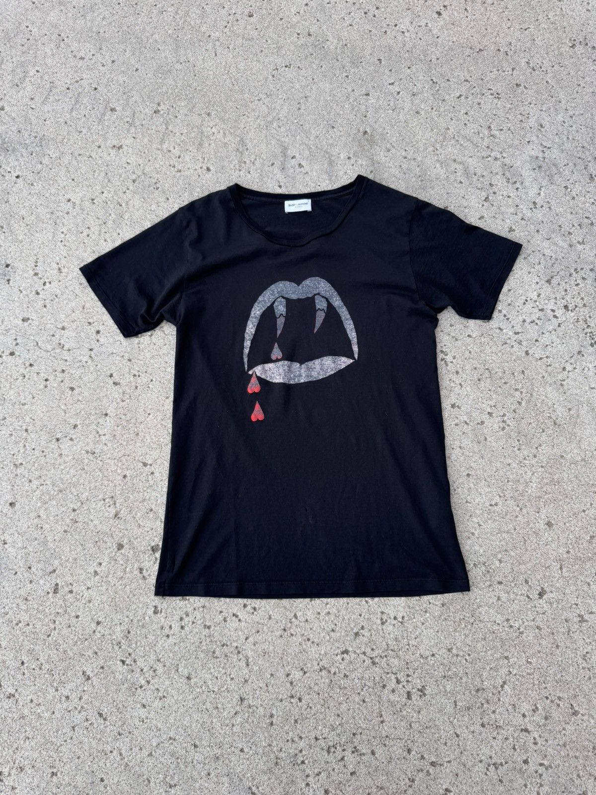 SAINT LAURENT BLOOD LUSTER Tシャツ XS Saint Laurent Blood Luster Tee Saint Laurent
