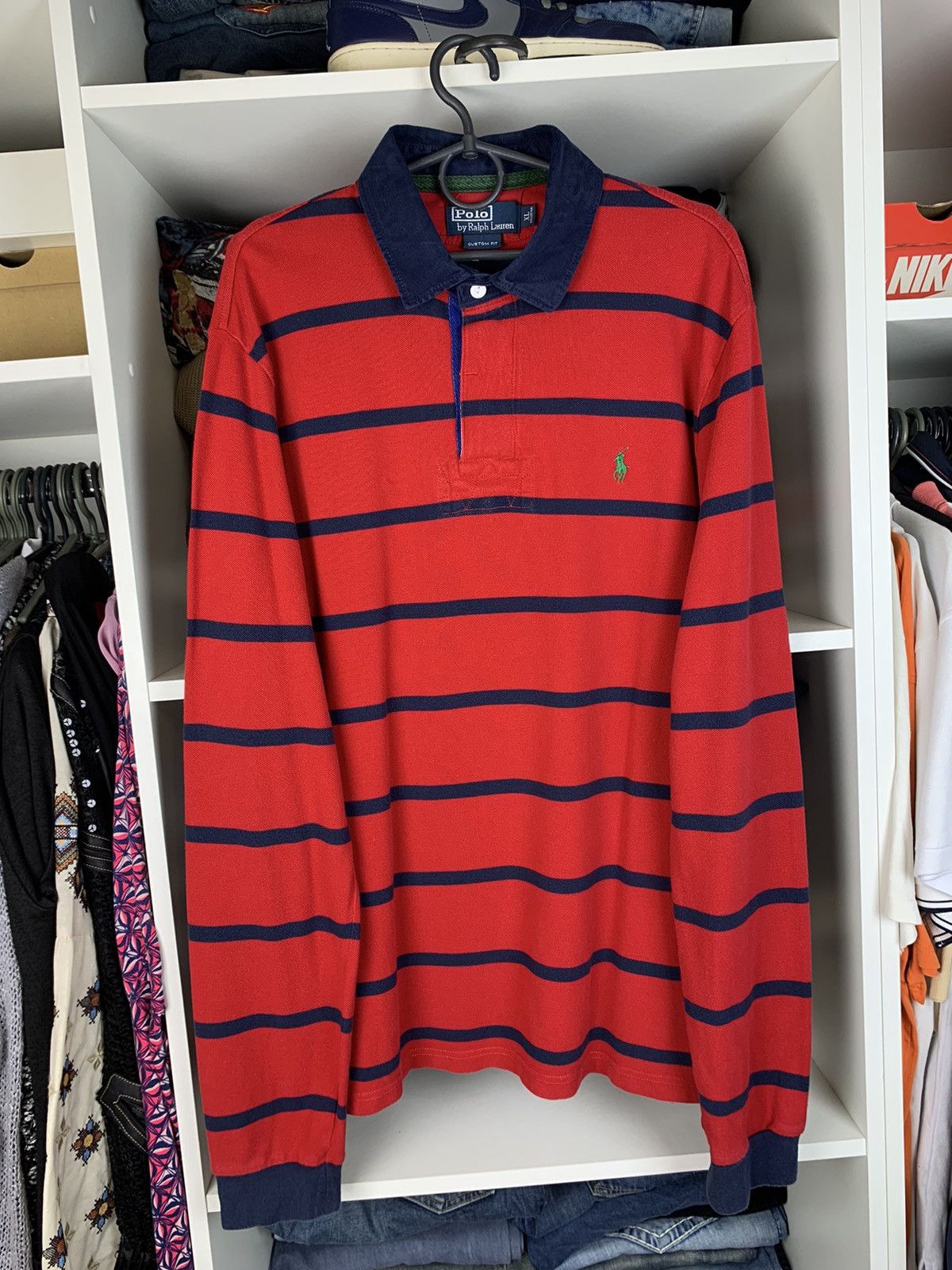 Other Polo Ralph Lauren Striped Rugby Long Sleeve Size US XL / EU 56 / 4 - 1 Thumbnail