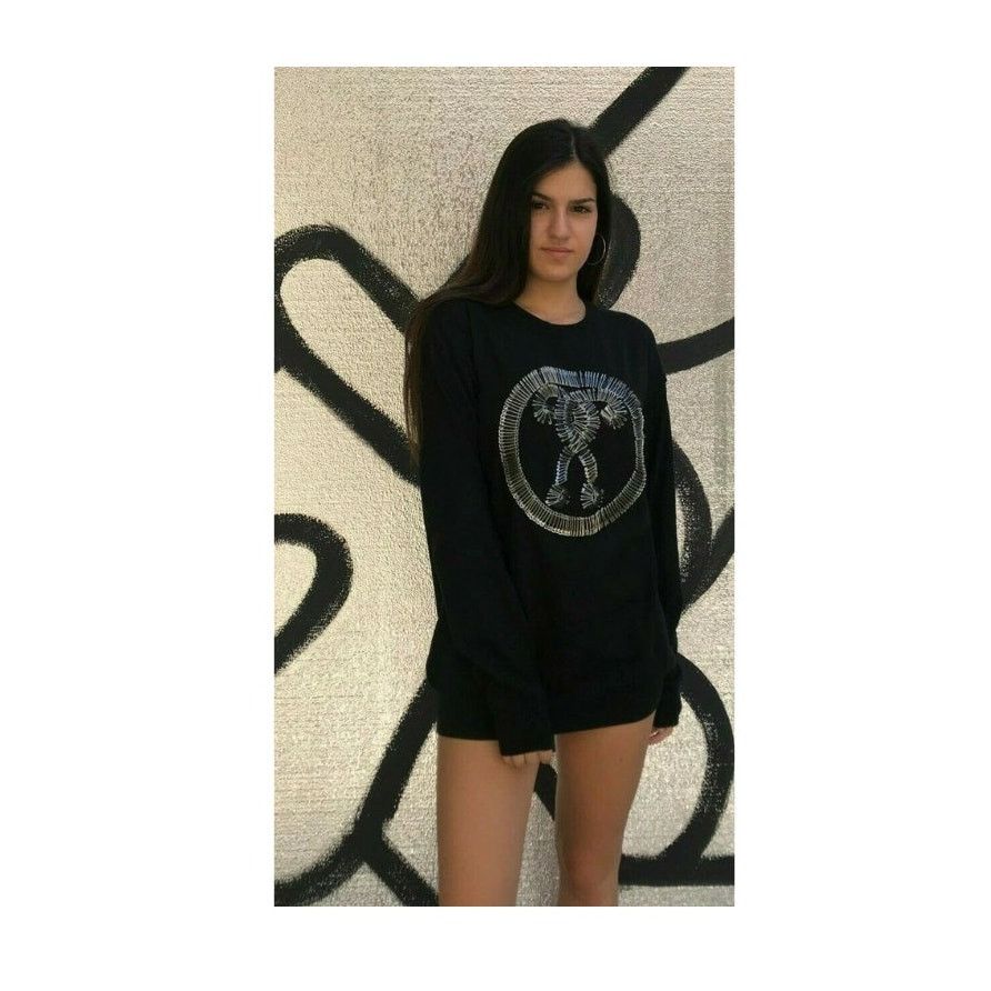 Moschino SS18 MOSCHINO COUTURE Jeremy Scott Logo Black Cotton Sweater Size XXS / US 00 / IT 34 - 5 Thumbnail