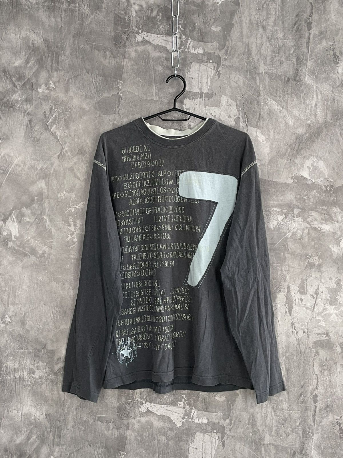 Beauty Beast × If Six Was Nine × Le Grande Bleu (L.G.B.) Y2K Gothic Glamour Avant Garde Longsleeve Size US M / EU 48-50 / 2 - 1 Thumbnail