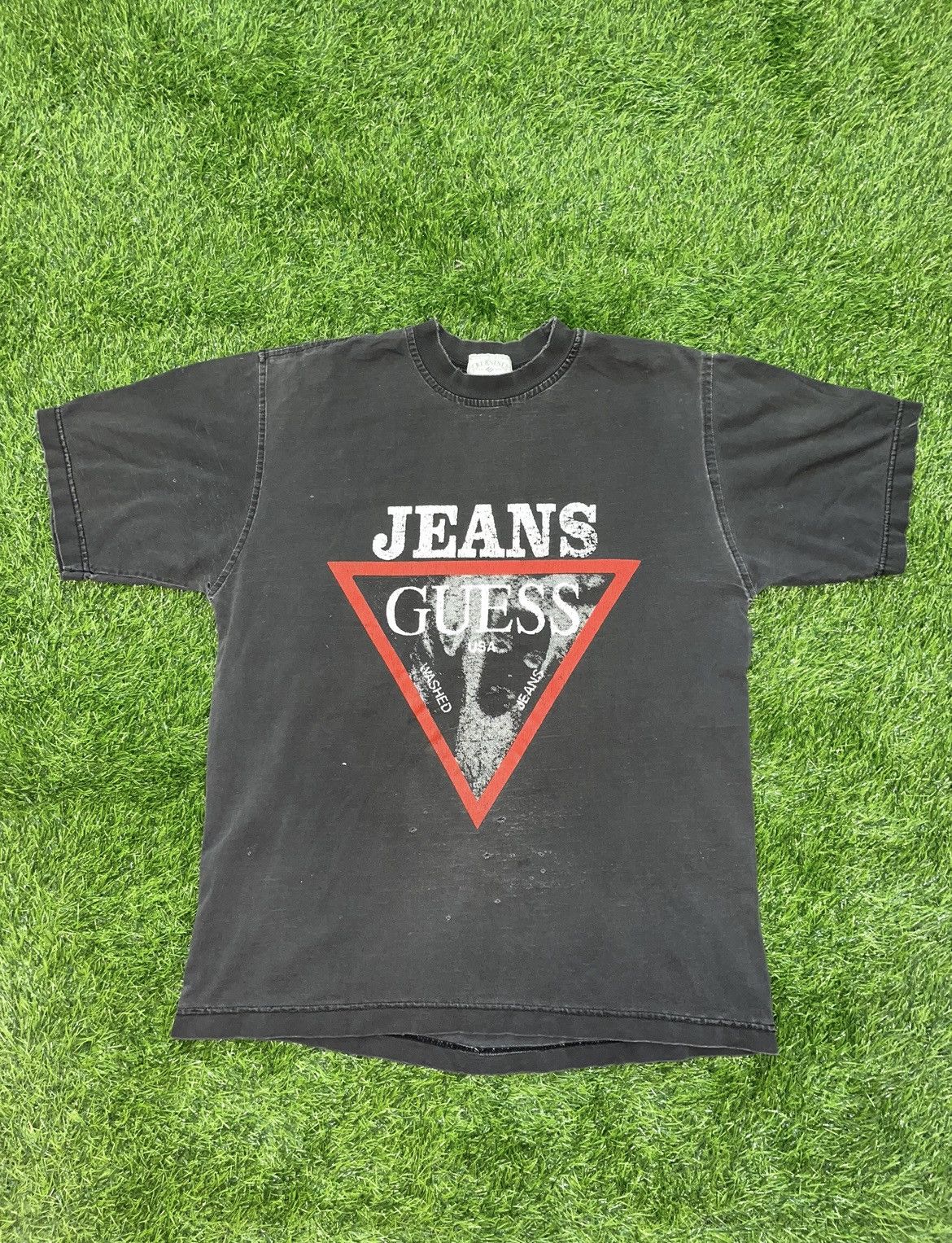 Guess × Vintage Vintage Guess Jeans USA tee Shirt Size Medium Size US M / EU 48-50 / 2 - 1 Thumbnail