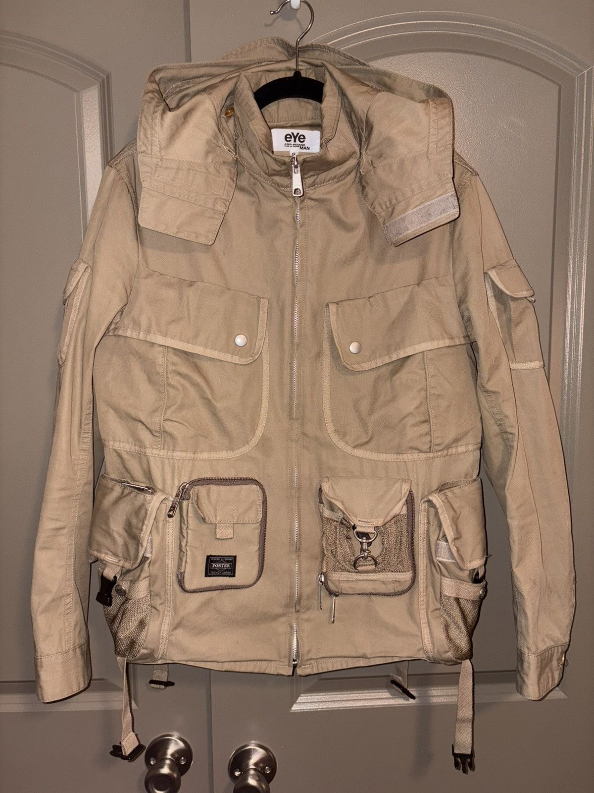 Comme des Garcons Comme Des Garcons 2009 EYE Porter Japan Beige Jacket Cargo Size US S / EU 44-46 / 1 - 1 Thumbnail