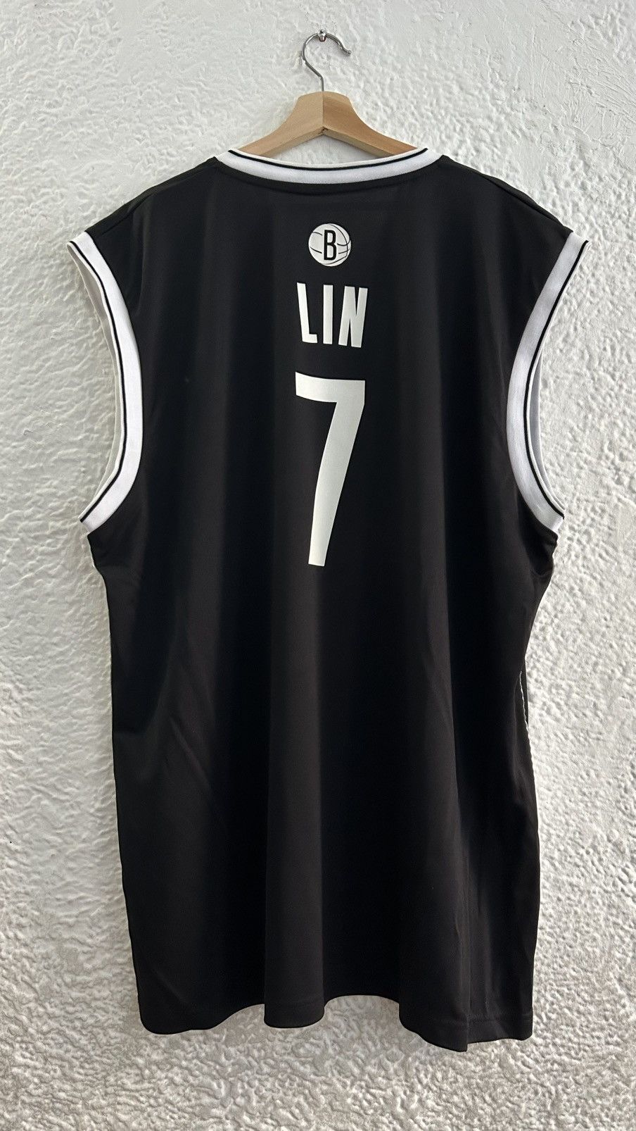 NBA 2016-17 Adidas Jeremy Lin Brooklyn Nets NBA Jersey Size US XXL / EU 58 / 5 - 1 Thumbnail