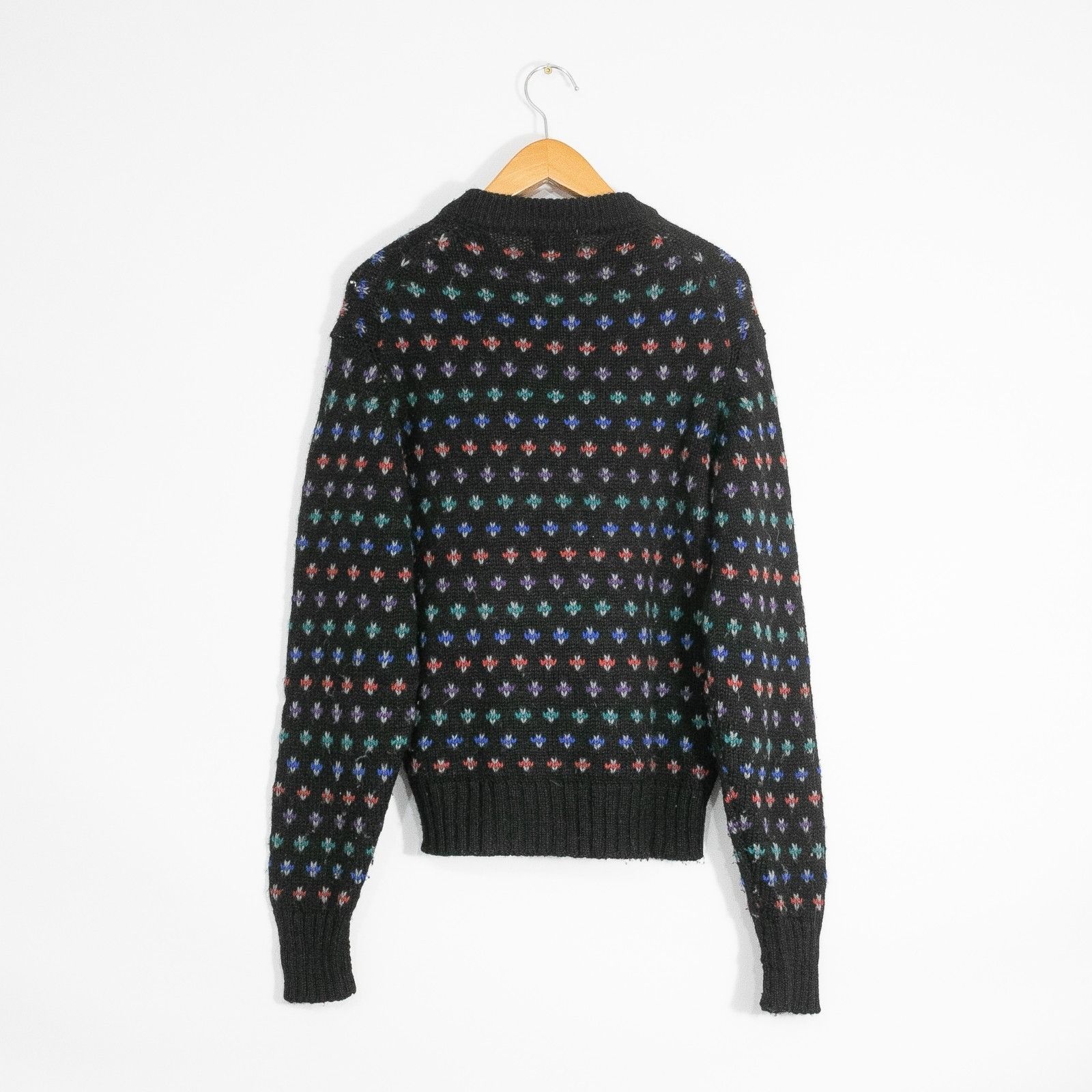 Boston Traders Vintage 90s Boston Traders Speckled Wool Sweater Mens Large Size US L / EU 52-54 / 3 - 7 Thumbnail