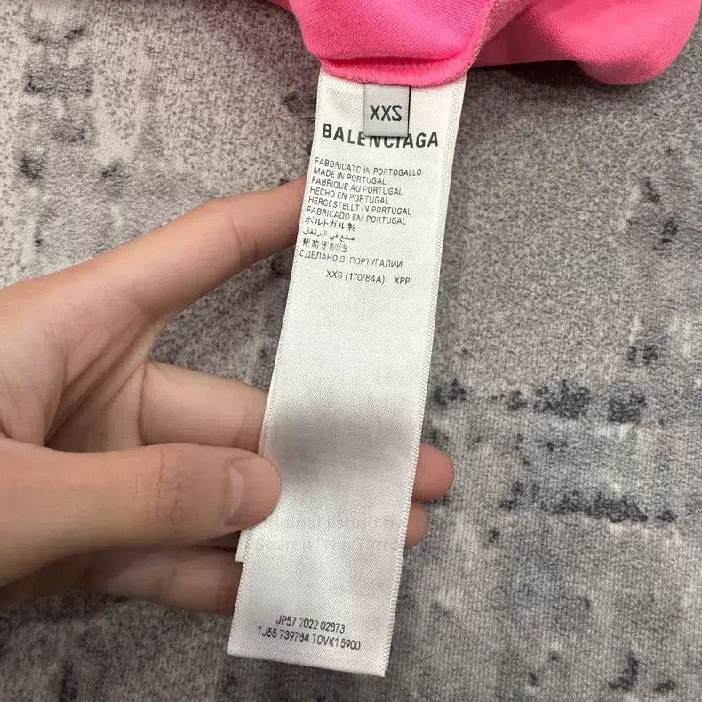 Balenciaga Balenciaga Logo Letter Pattern Printed Round Neck Short Sl Size US XXS / EU 40 - 4 Thumbnail