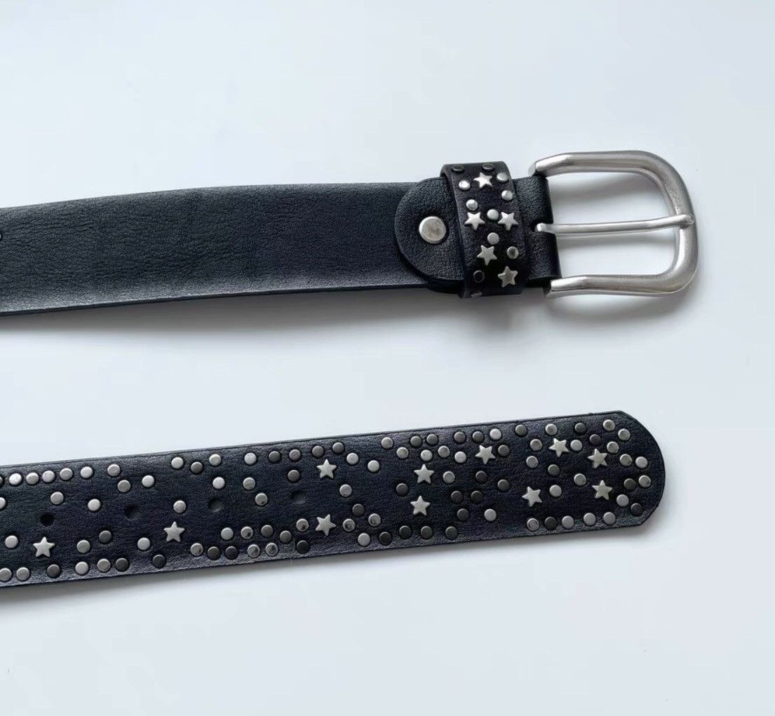 Japanese Brand × Vintage Y2K punk rock multi star rivet stud belt Size ONE SIZE - 4 Thumbnail