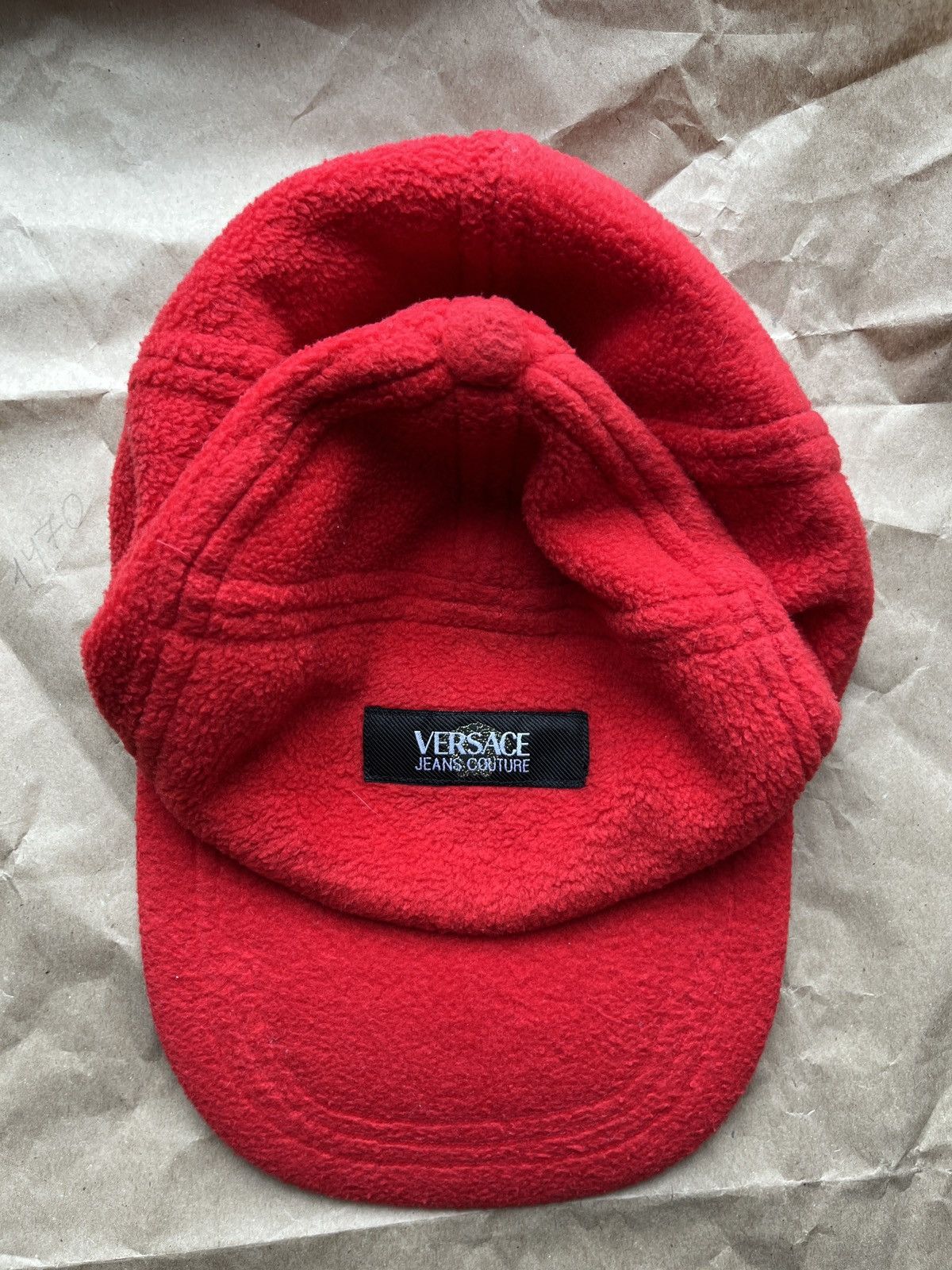 Versace Jeans Couture Vintage Versace Jeans Couture Fleece Ears Hat Size ONE SIZE - 2 Thumbnail