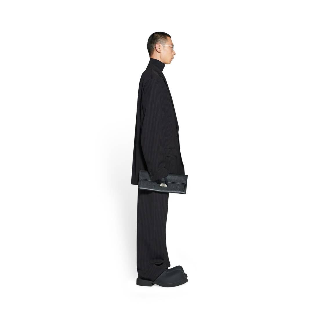 Balenciaga o1w1db10425 Oversized Jacket in Black Size US L / EU 52-54 / 3 - 3 Thumbnail