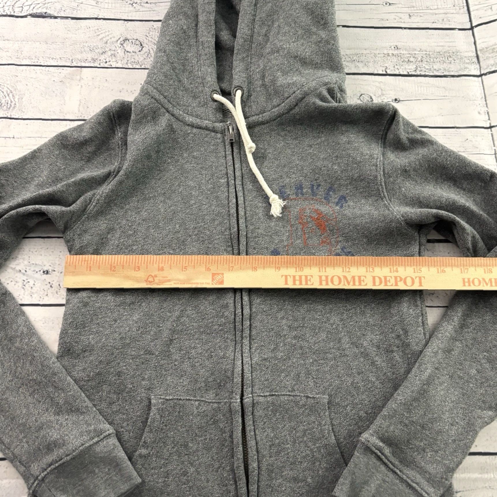 Junk Food Junk Food Denver Broncos Full Zip Hooded Sweatshirt Women's Small Gray Size S / US 4 / IT 40 - 4 Thumbnail