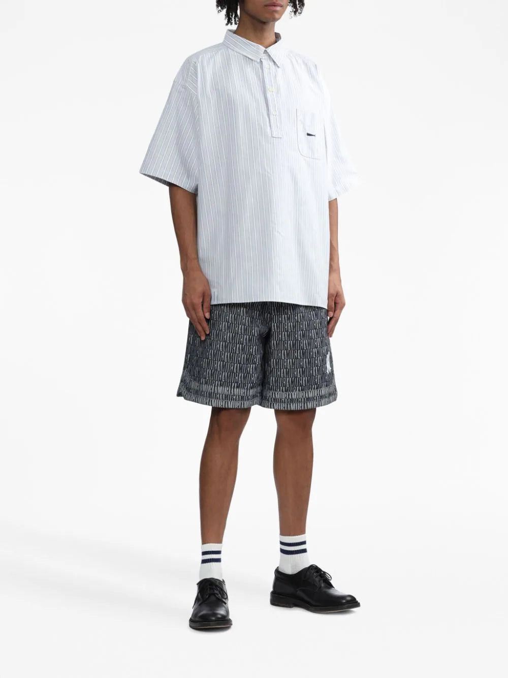 Amiri o1gr1nt1024 Jacquard Bb Short in Washed Indigo Size US 34 / EU 50 - 2 Thumbnail