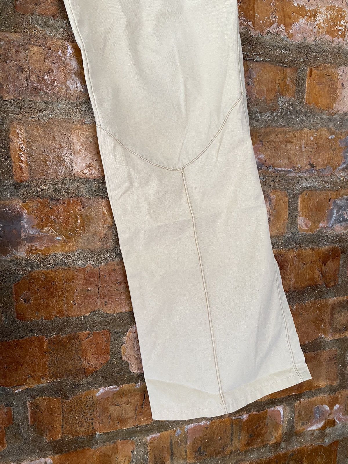 W&LT × Walter Van Beirendonck 2000s W&LT leg hagi cream pants Size US 27 - 7 Thumbnail