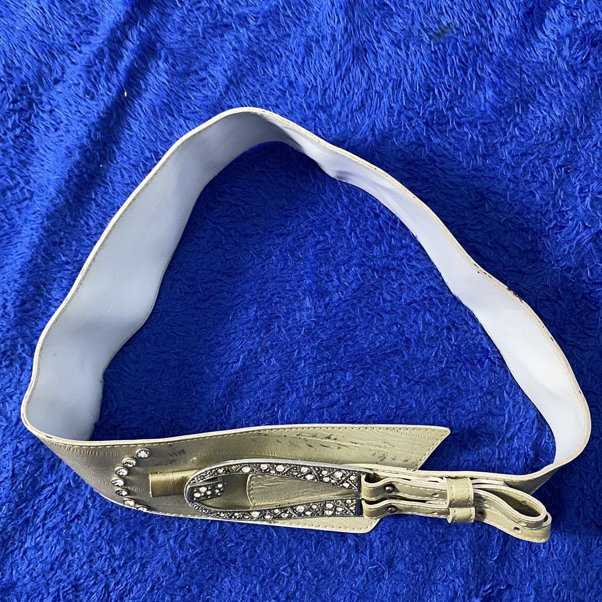 Japanese Brand crystal wide belts Size ONE SIZE - 3 Thumbnail