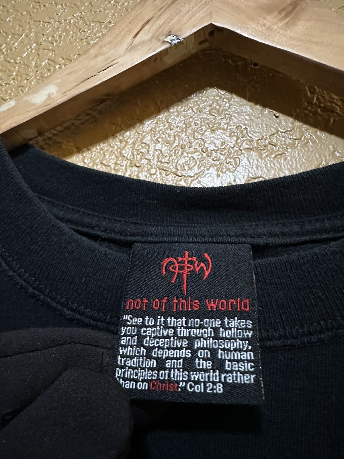 Vintage 🕊️ Vintage Jesus Not of This World T Shirt Size US XL / EU 56 / 4 - 6 Thumbnail