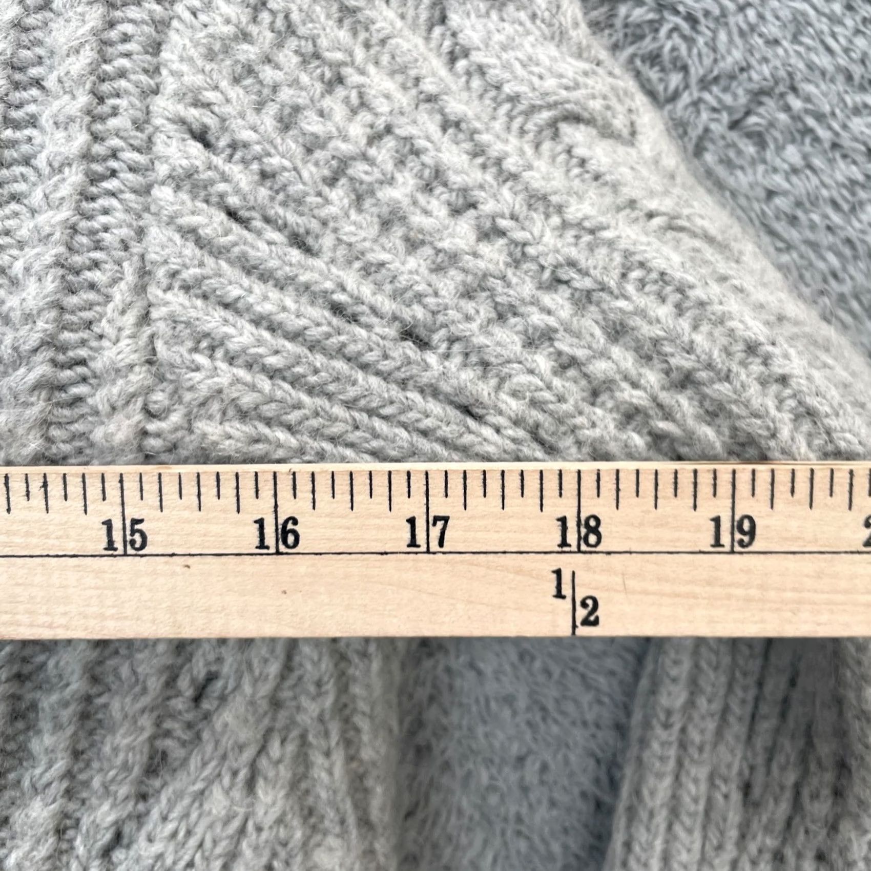 Banana Republic Banana Republic Sweater Womens XS Gray Cardigan Cable Knit Open Front V-Neck Long Sleeve Winter Autumn Casual Travel Pockets Size XS / US 0-2 / IT 36-38 - 8 Thumbnail