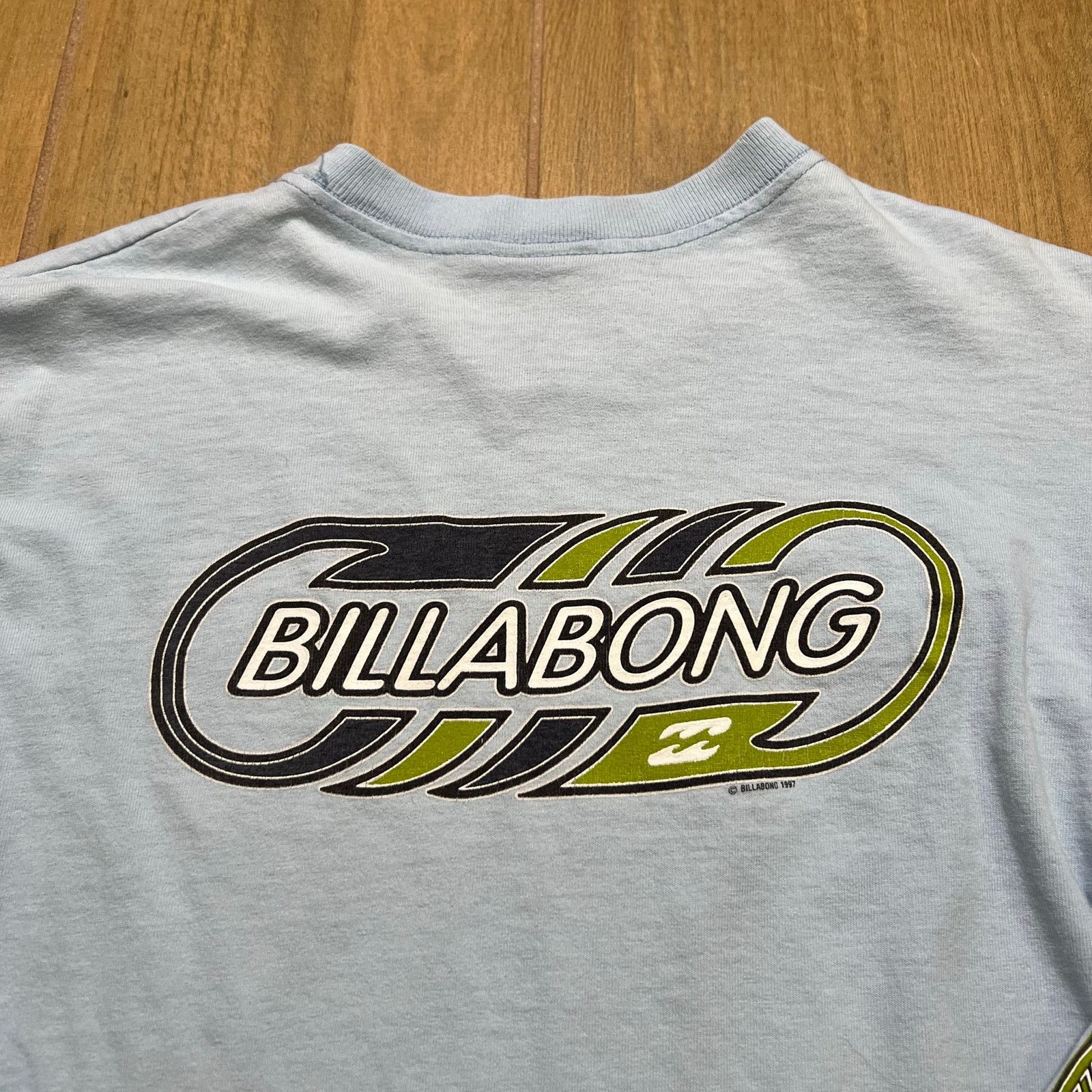 Billabong Vintage Billabong Long Sleeve Shirt Youth L Blue Surf Y2K Size XS / US 0-2 / IT 36-38 - 8 Thumbnail