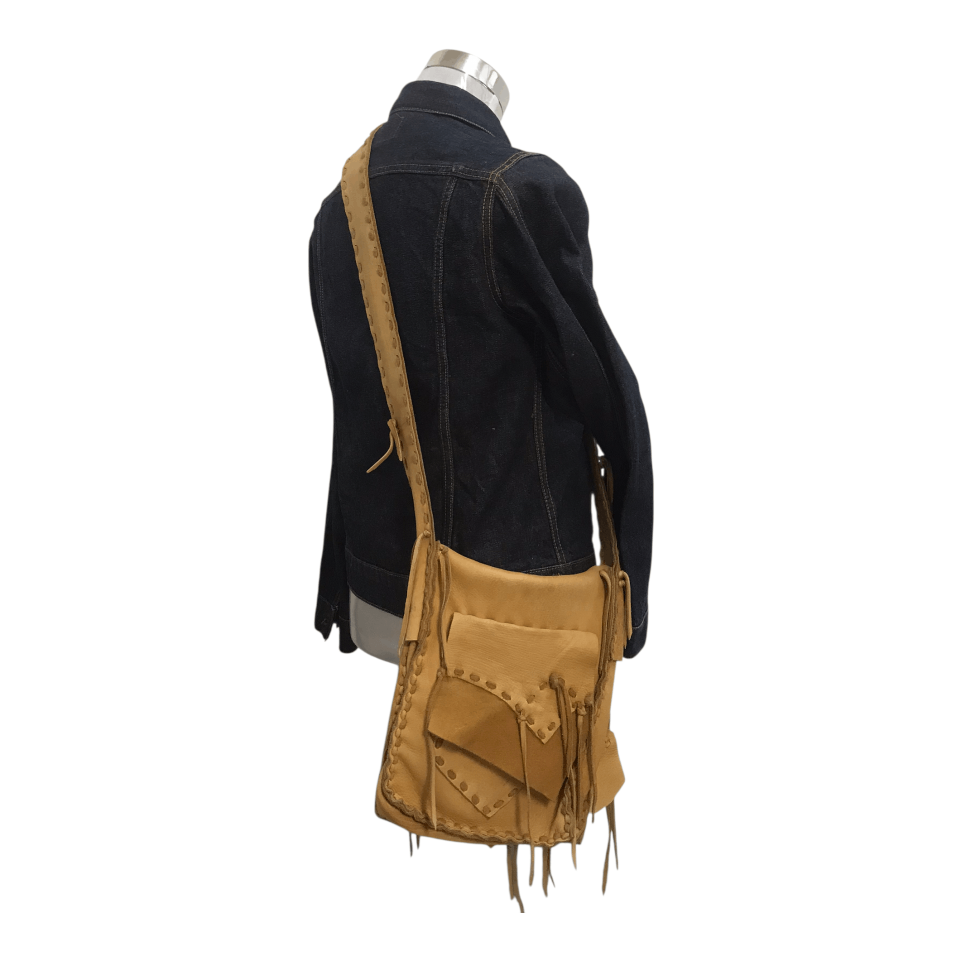 Cowboy Equipment Handmade Leather Like Cowboy Sling Bag Size ONE SIZE - 1 Thumbnail