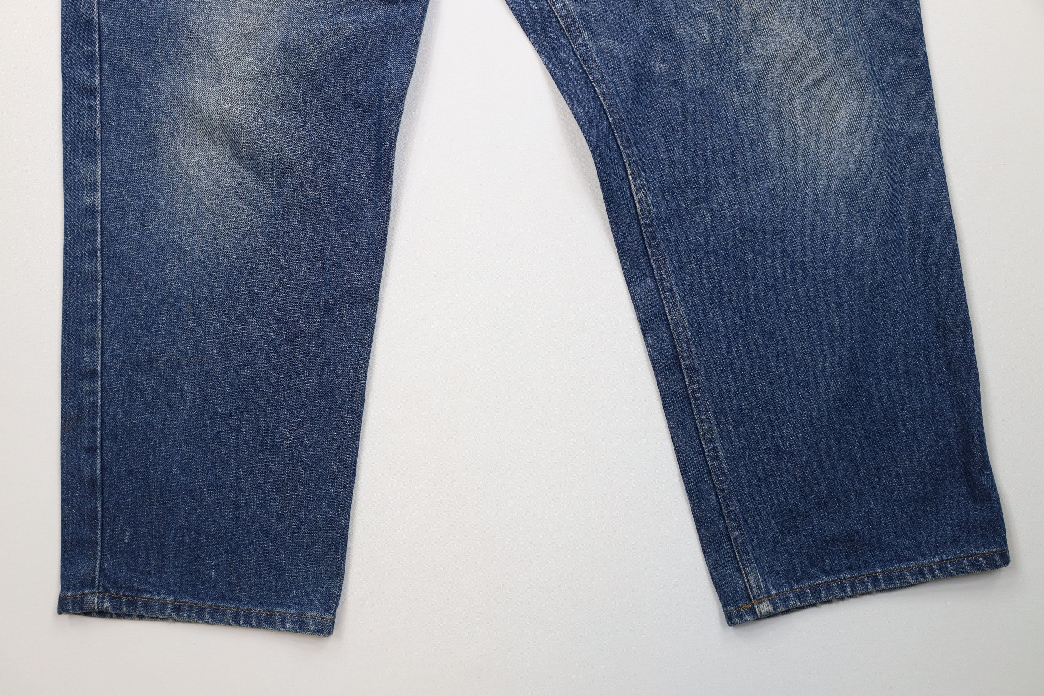 L.L. Bean Vintage Y2K LL Bean Relaxed Fit Denim Jeans Blue Cotton Size US 37 - 4 Thumbnail