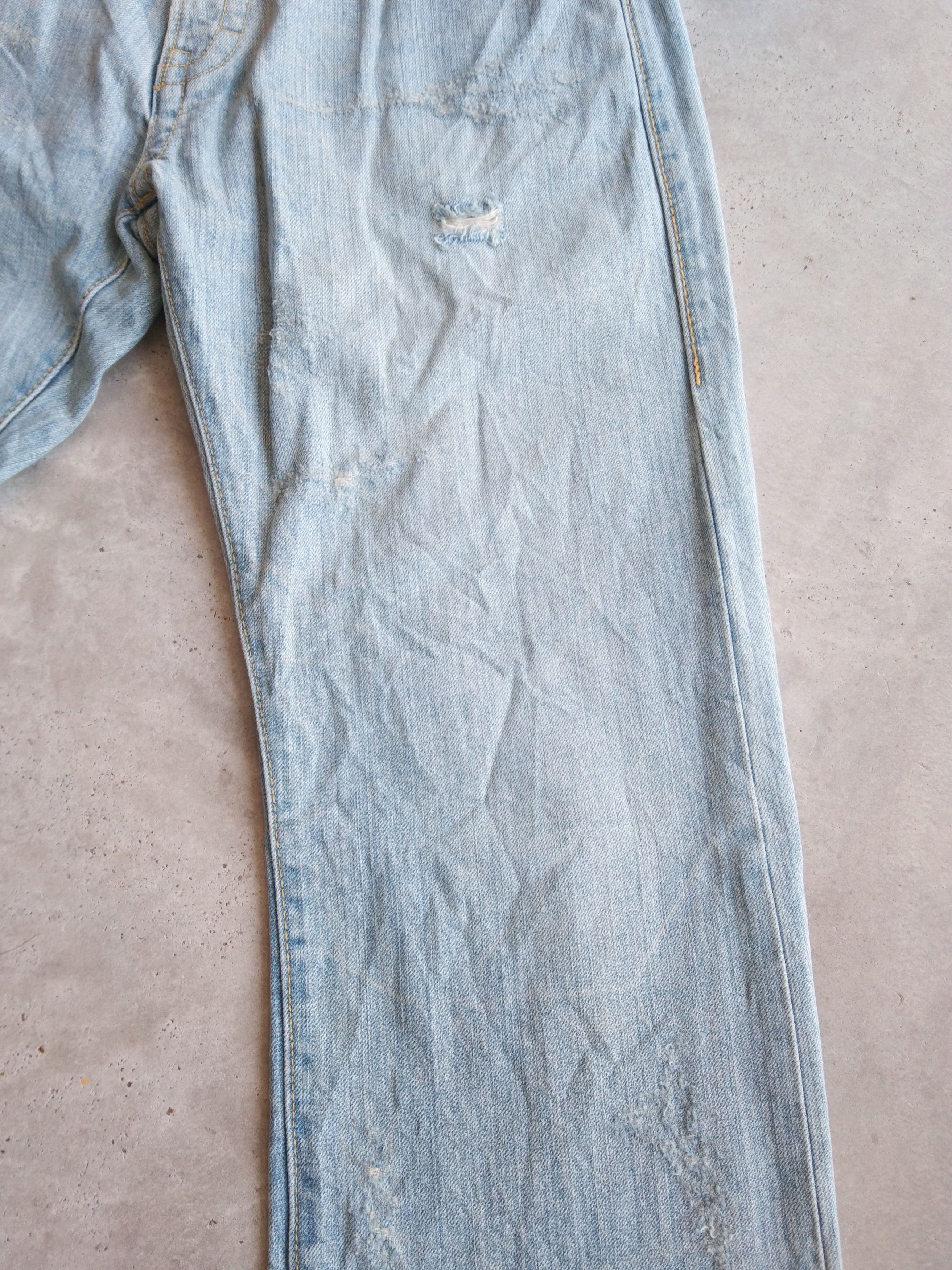 Japanese Brand Vintage Japanese Brand CO&LU Big Logo Denim Jeans 30x30 Size US 30 / EU 46 - 4 Thumbnail