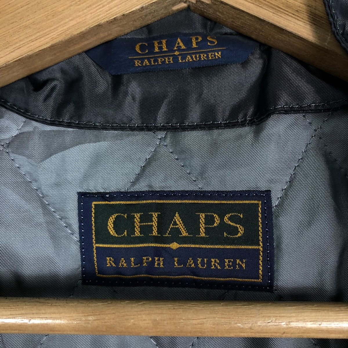 Japanese Brand 🔥Vintage Long Jacket Waxed Design Chaps Ralph Laure Size US S / EU 44-46 / 1 - 18 Thumbnail