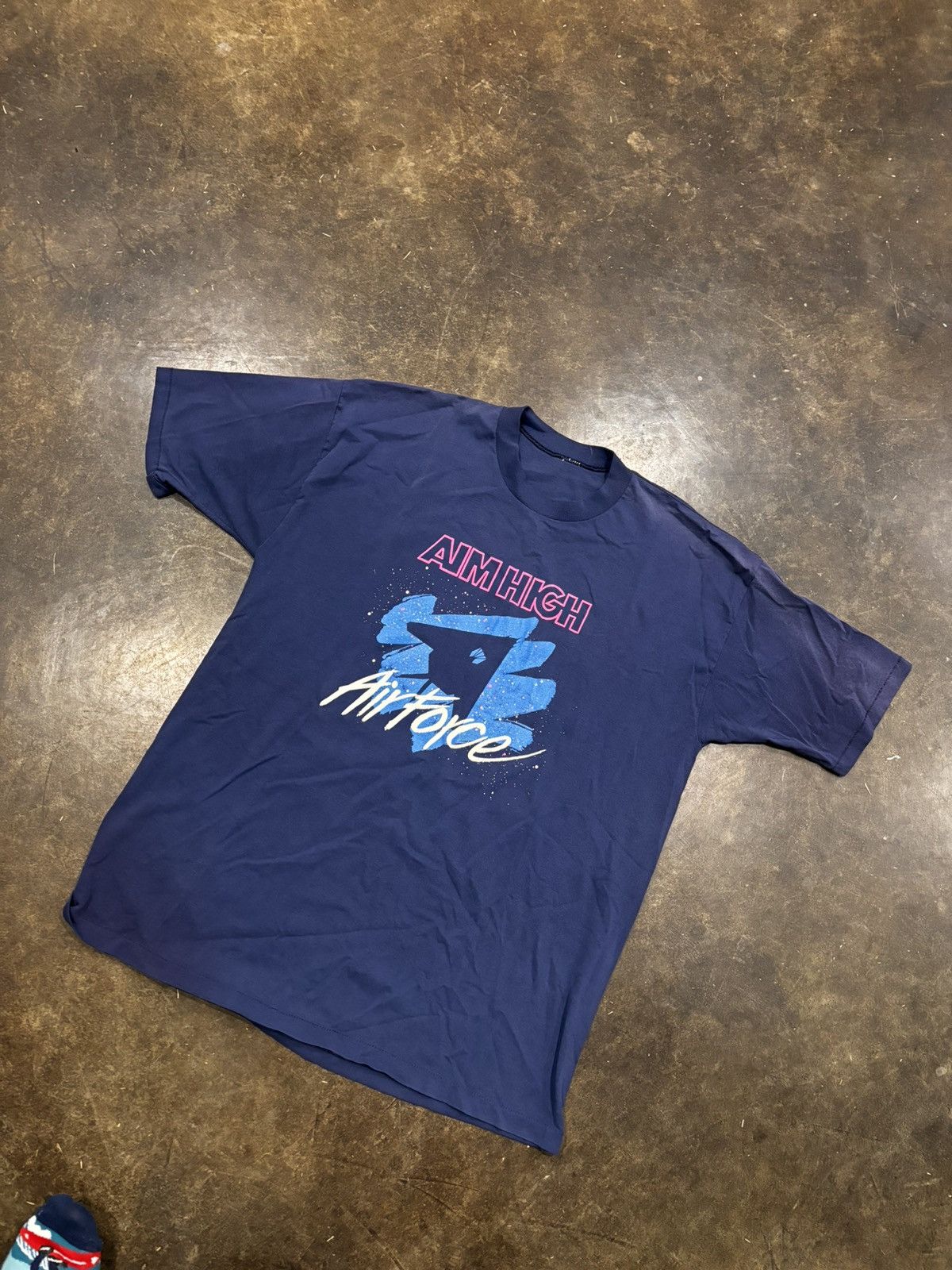 Vintage Vintage 90s Air Force Graphic Tee Size US M / EU 48-50 / 2 - 9 Thumbnail