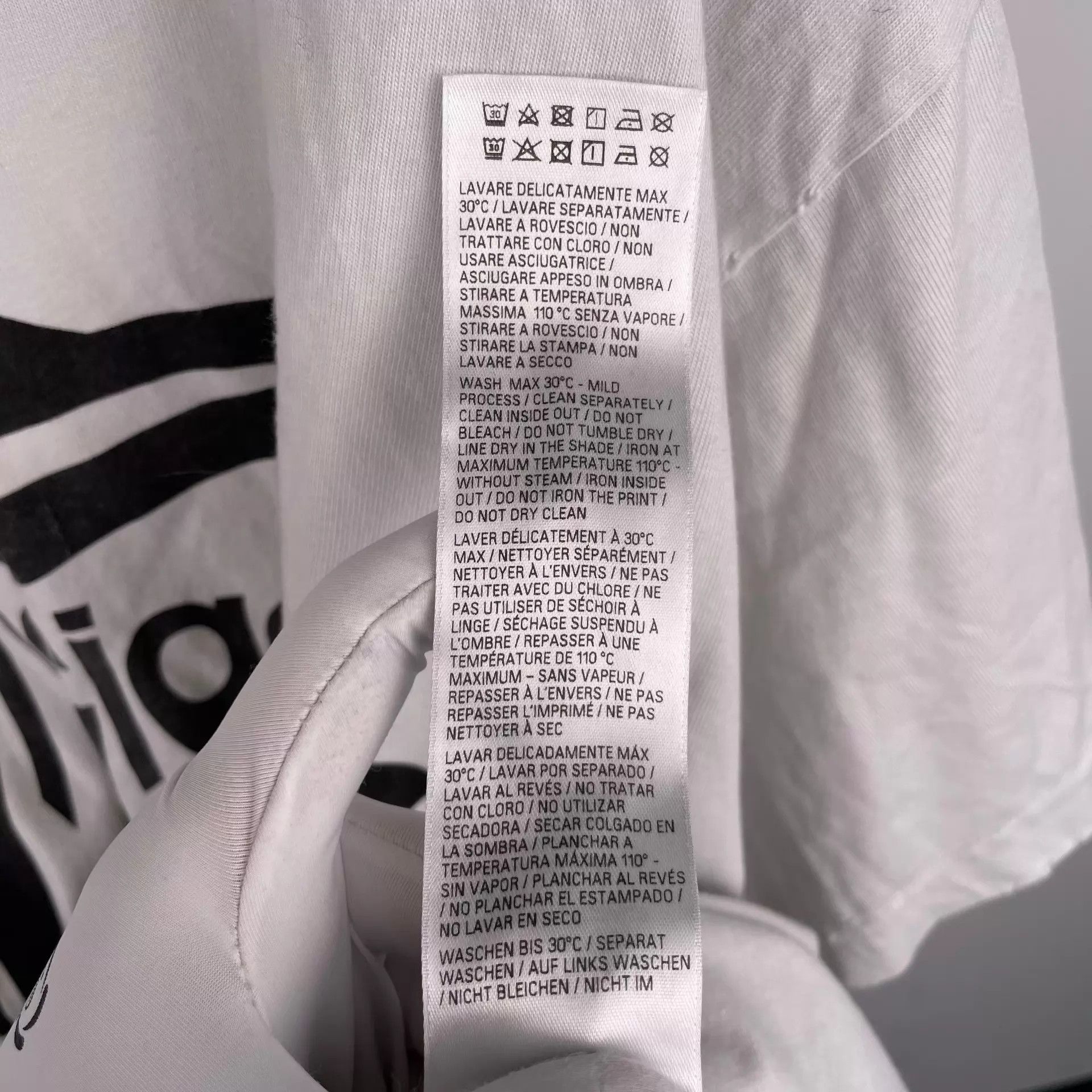 Balenciaga Balenciaga T-shirt L Light Gray Size US L / EU 52-54 / 3 - 8 Thumbnail