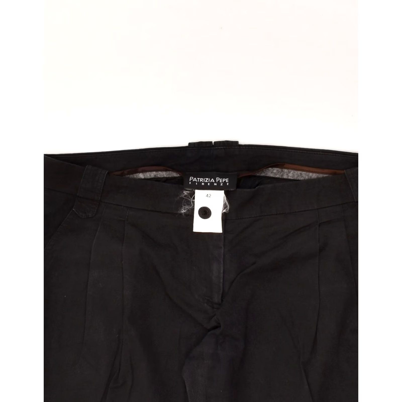 Patrizia Pepe PATRIZIA PEPE Womens Casual Trousers Medium Black IT 42 W30 L28 Size 32" / US 10 / IT 46 - 3 Thumbnail