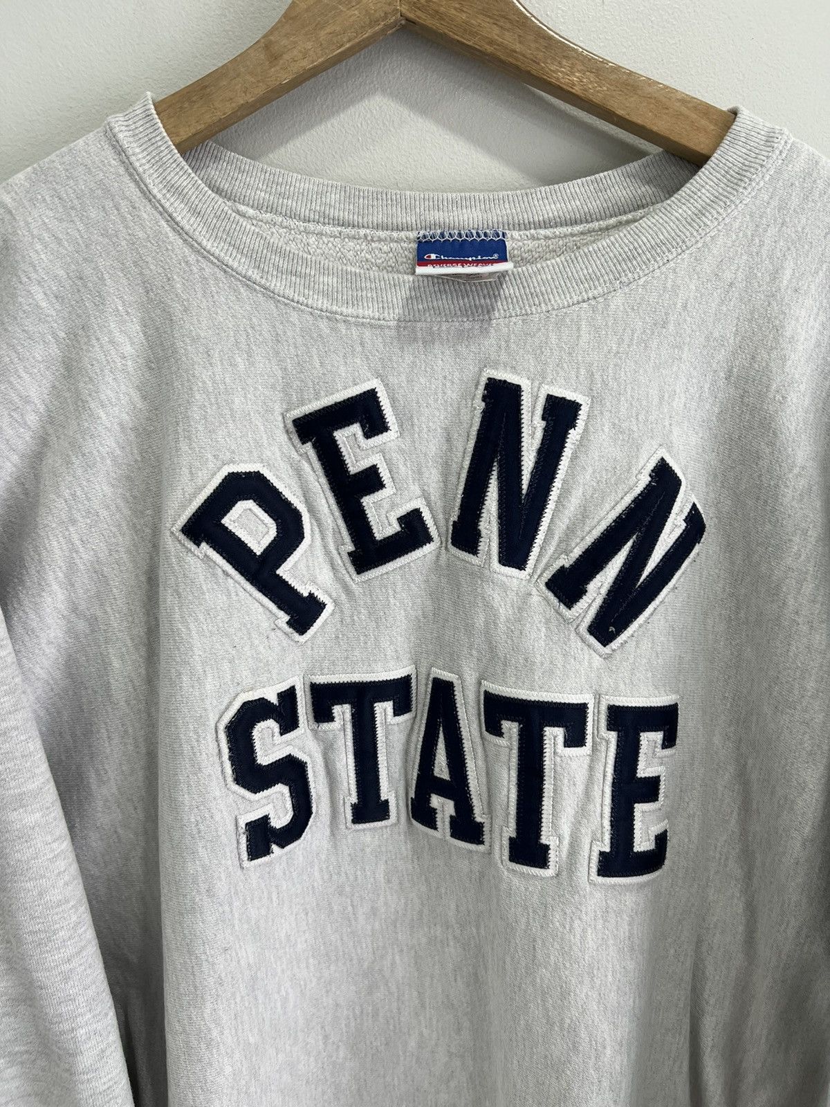 Vintage Vintage Champion Penn State Sweater sweatshirt spellout xxl Size US XXL / EU 58 / 5 - 2 Thumbnail