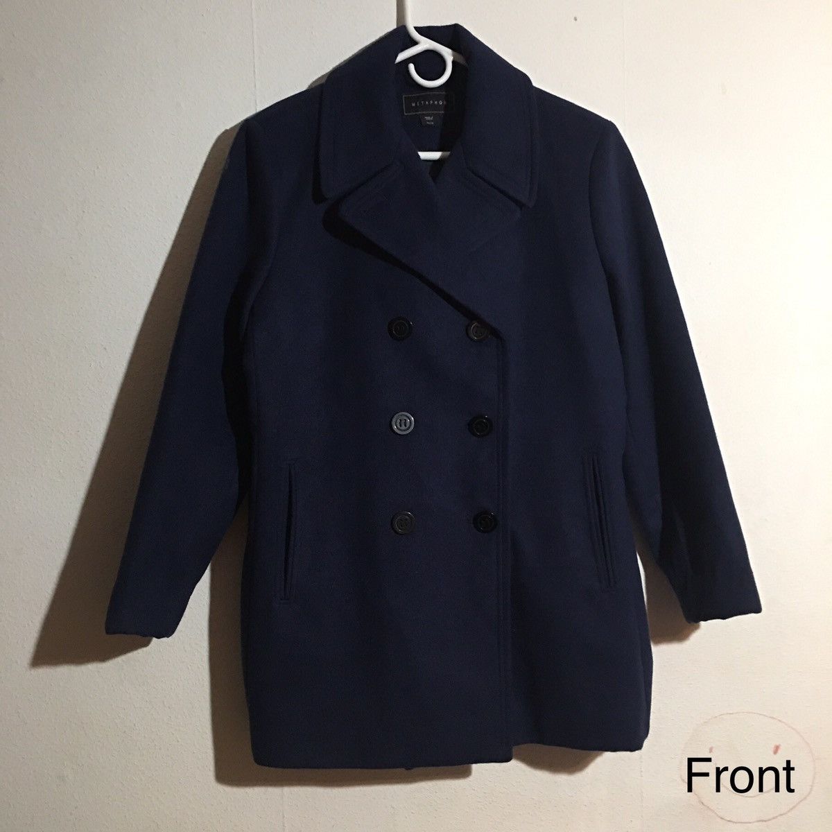 Other Metaphor Navy Like New Pea Coat: Size XL Size XL / US 12-14 / IT 48-50 - 1 Thumbnail