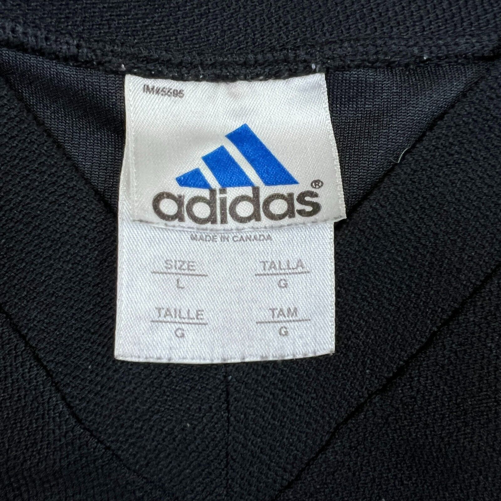 Adidas × Vintage 90s Adidas T Shirt Large 3 Stripe Athletic Short Sleeve Tee Size US L / EU 52-54 / 3 - 4 Thumbnail