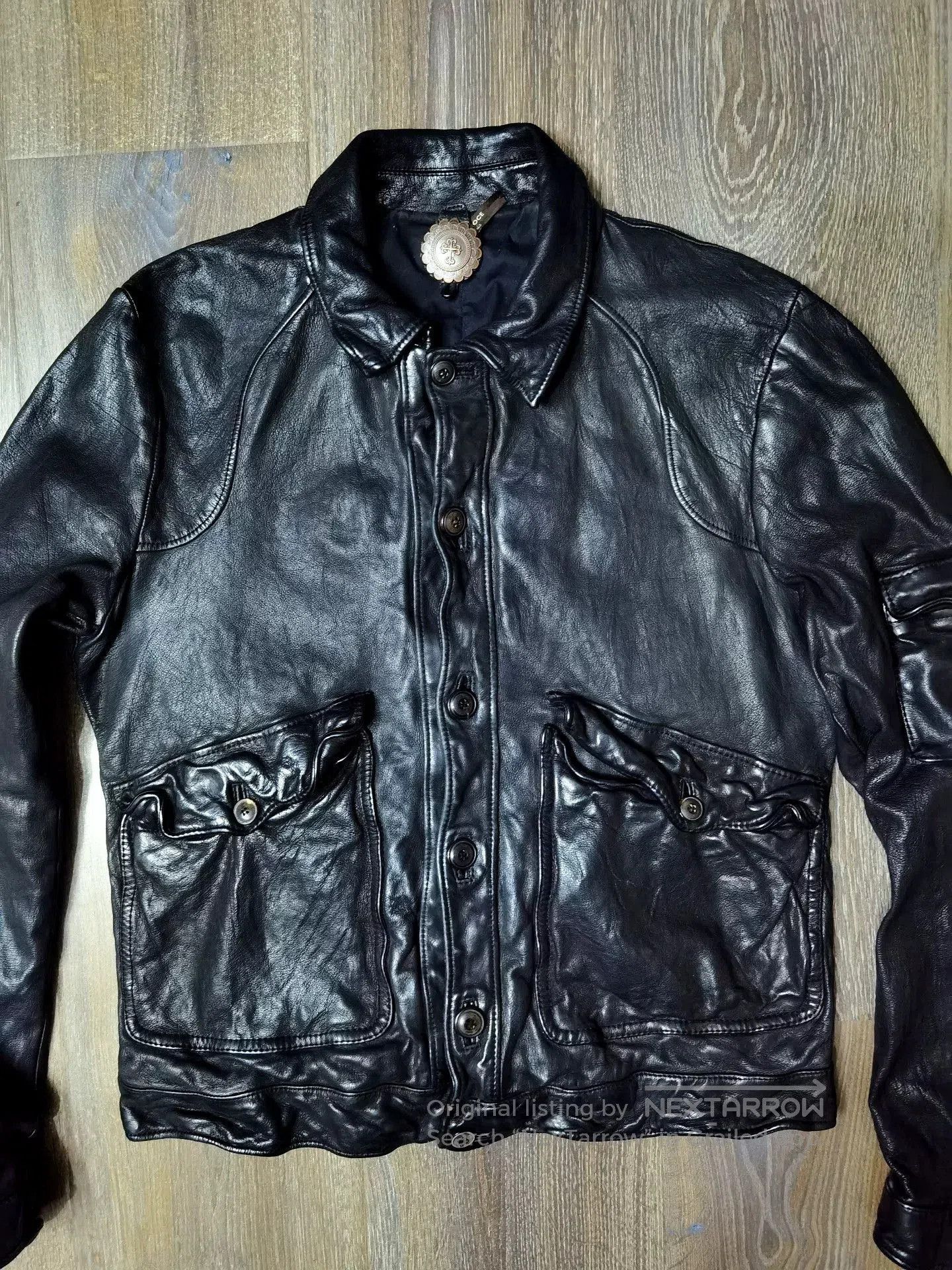 Santacroce Santacroce Buffalo Leather Jacket. Size US M / EU 48-50 / 2 - 3 Thumbnail