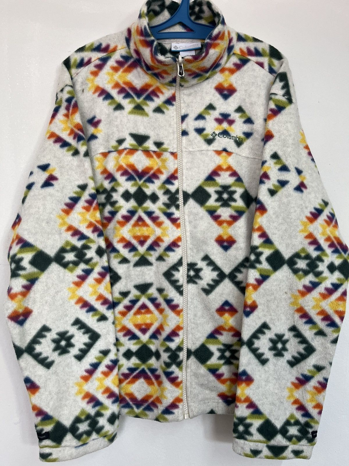 Columbia 💥 Columbia Navajo Aztec Tribal Motive Fullprinted Fleece Size US M / EU 48-50 / 2 - 1 Thumbnail