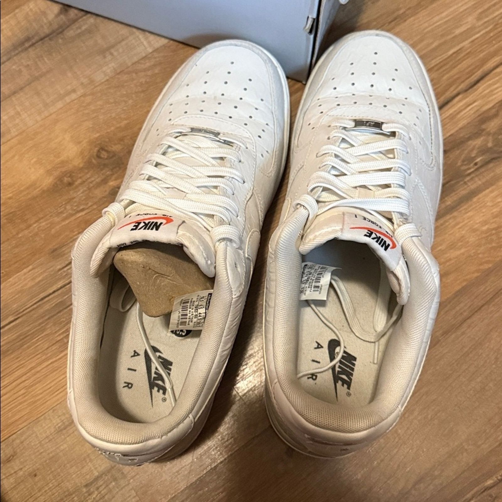 Nike 2014 Nike Air Force 1 Croc White Gum Bottom Size US 10.5 / EU 43-44 - 6 Thumbnail