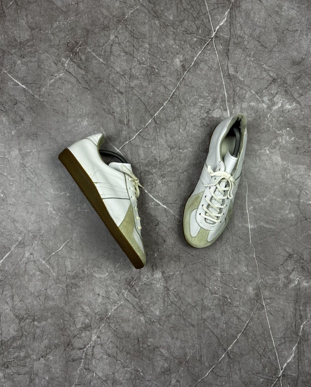 Vintage BW Sport Shoes Vintage Leather Sneakers Shoes Bundeswehr Size US 9 / EU 42 - 3 Thumbnail