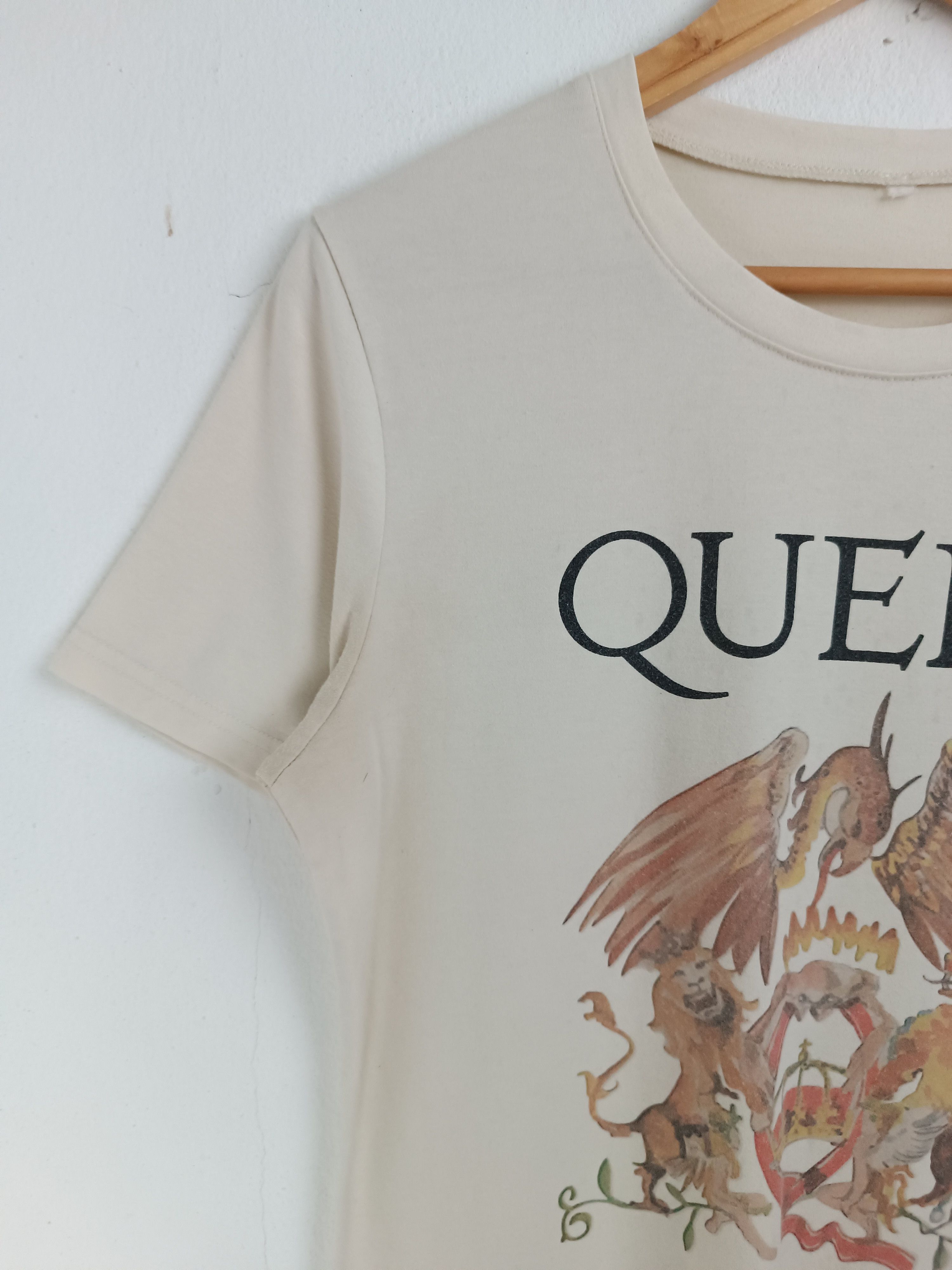 Vintage VINTAGE QUEEN FREDDIE MERCURY LOGO TEE zeppelin kiss acdc Size US S / EU 44-46 / 1 - 5 Thumbnail