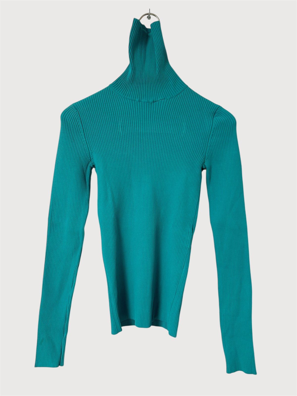 Balenciaga FW2018 Ribbed Logo Turtleneck Knit Size US XS / EU 42 / 0 - 2 Thumbnail