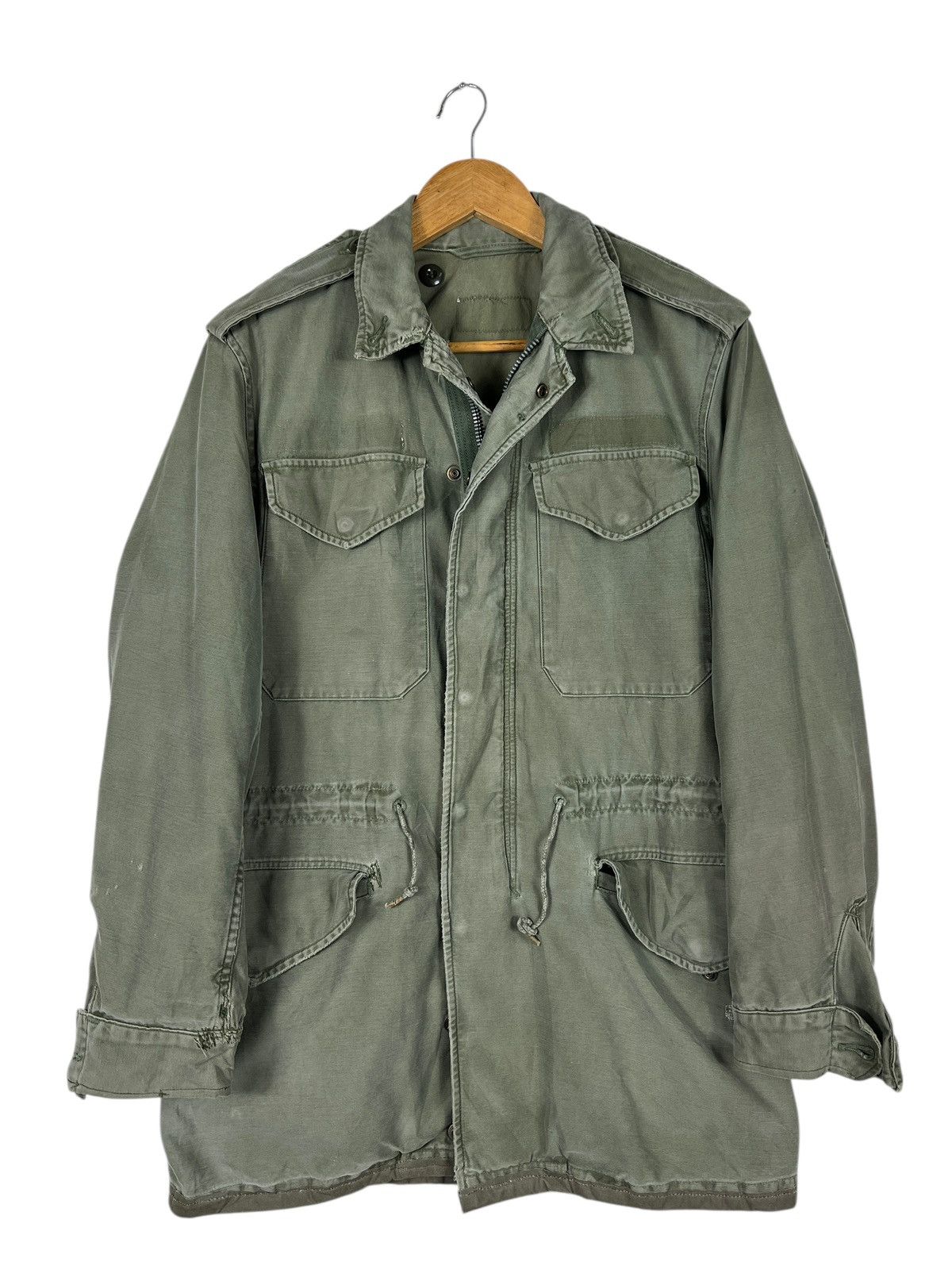 Vintage Vintage M-51 OG 107 SATEEN FIELD JACKET CROWN ZIPPER Size US XS / EU 42 / 0 - 4 Thumbnail
