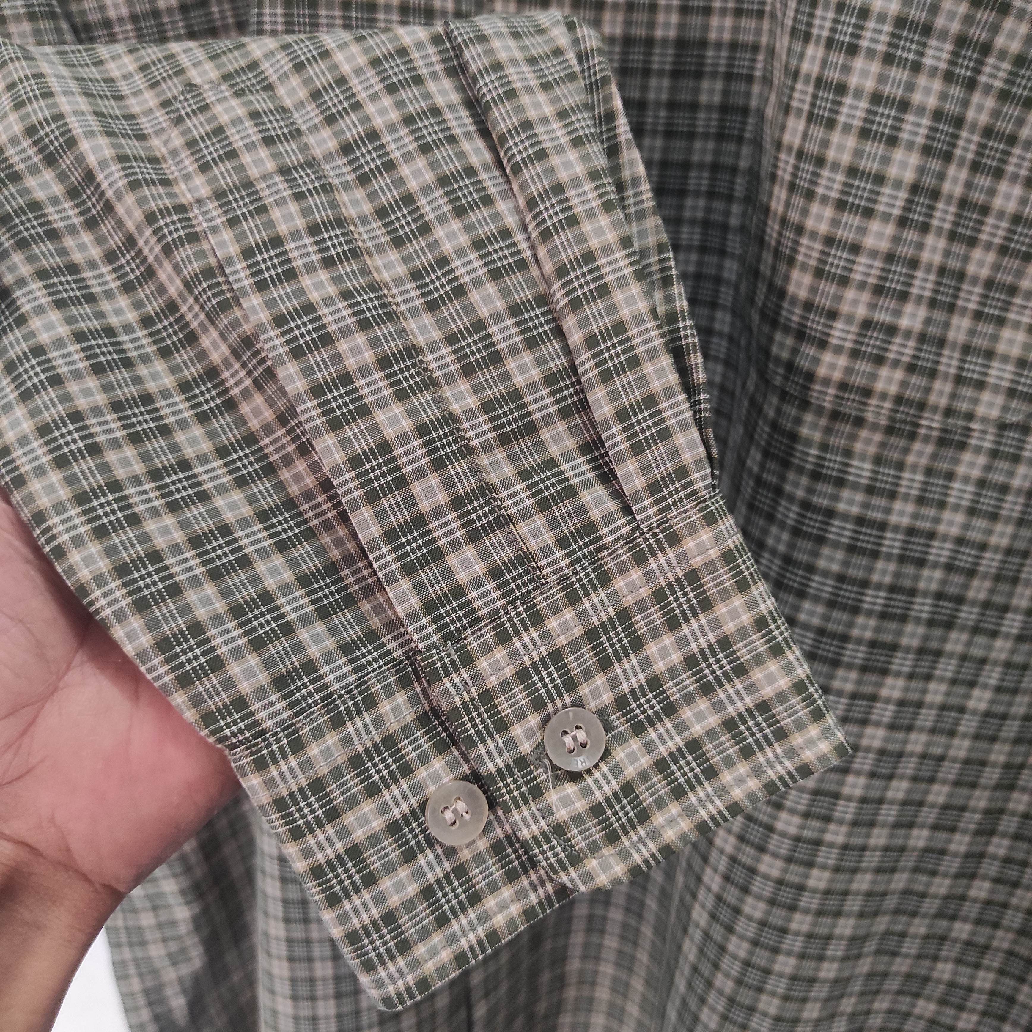 Yves Saint Laurent YSL Yves Saint Laurent Check Plaid Single Pocket Shirt Size US L / EU 52-54 / 3 - 9 Thumbnail