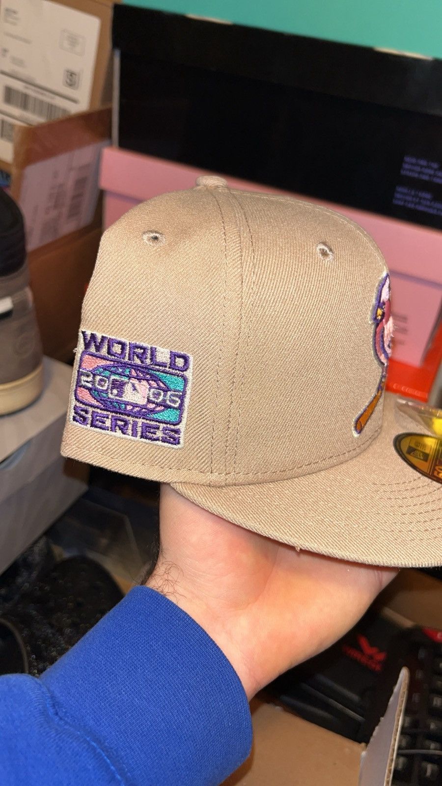 New Era St.Louis Cardinals “2006 World Series” PINK UV 7 3/4 Size ONE SIZE - 3 Thumbnail