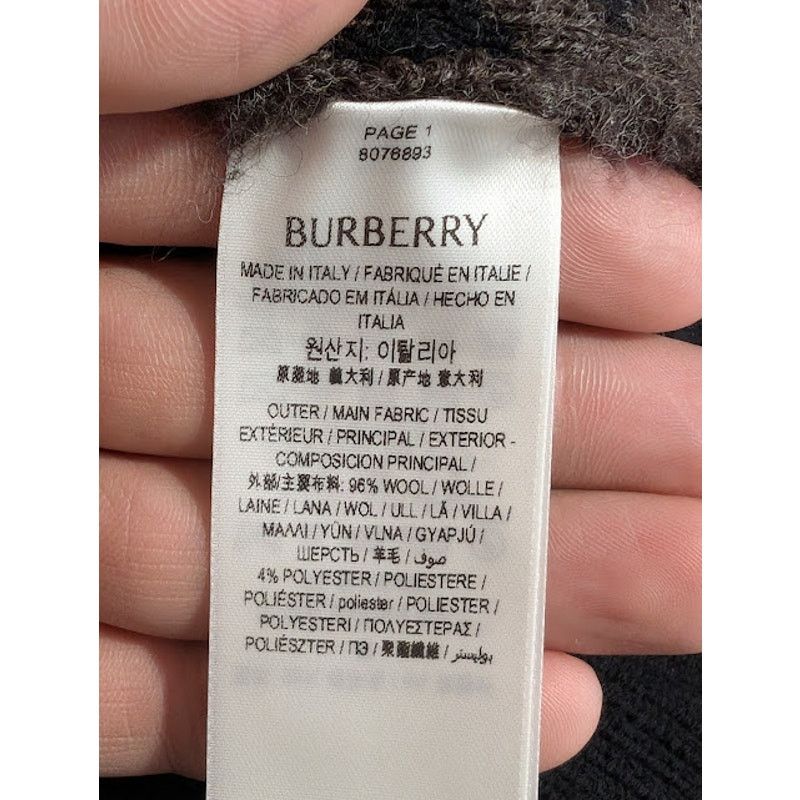 Burberry o1rshd1 Chess Pattern Sweater in Black/Multi Size US L / EU 52-54 / 3 - 15 Thumbnail