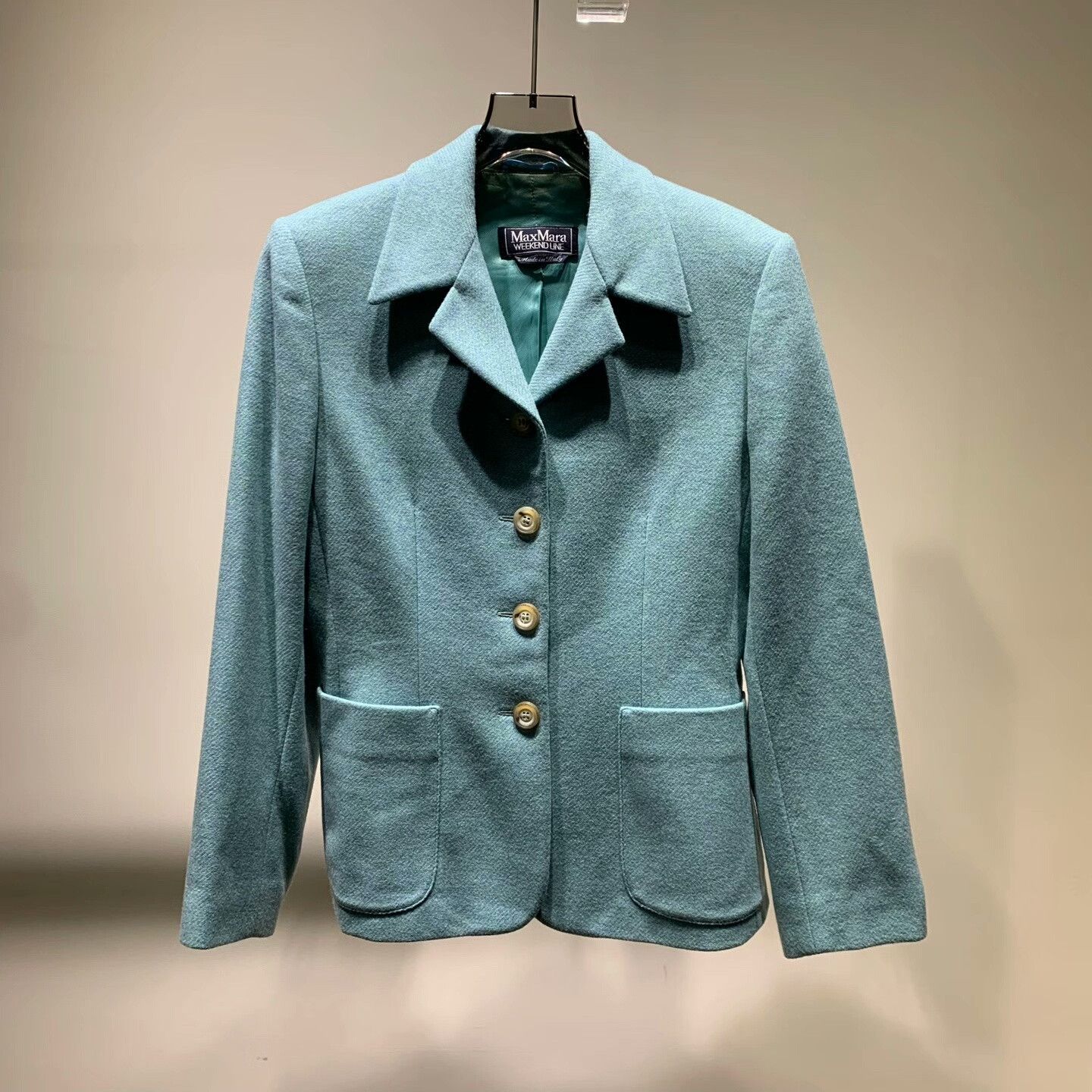 Max Mara Max Mara Blue Jacket 34 Women Size XS / US 0-2 / IT 36-38 - 1 Thumbnail