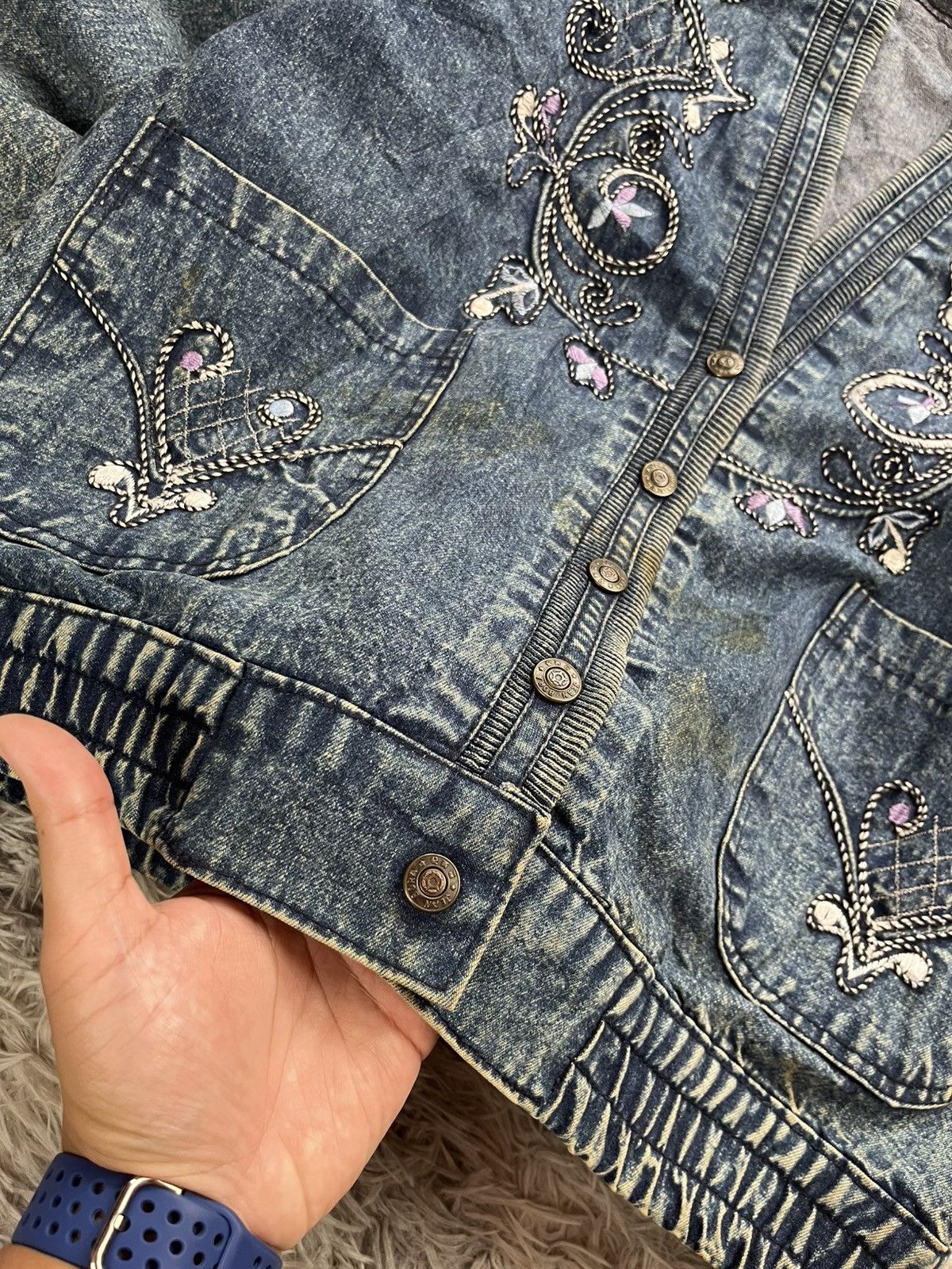 Vintage Vintage Bora Jeans jacket Size US S / EU 44-46 / 1 - 7 Thumbnail