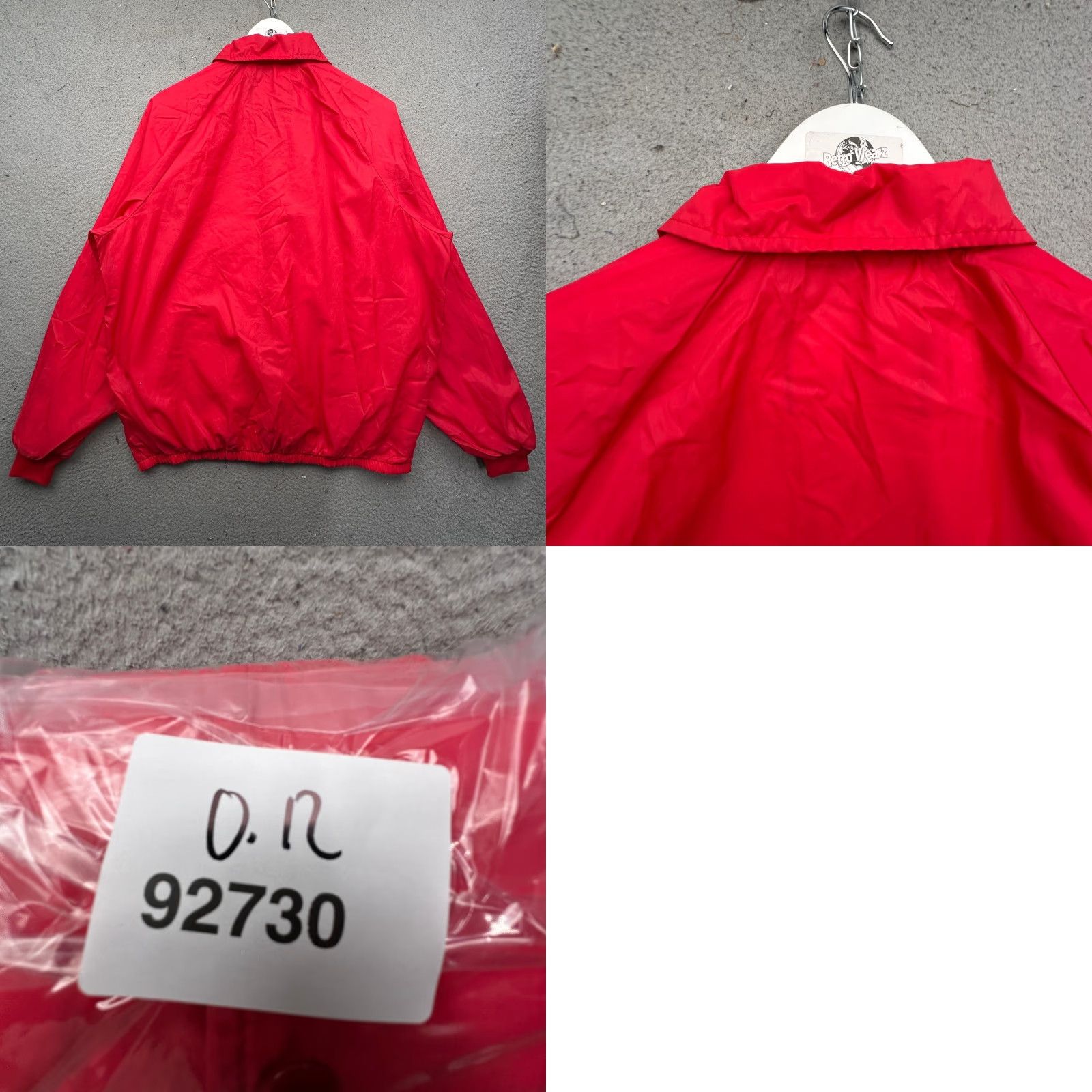 Coach VINTAGE 80s 90s K-Products Lined Coach Jacket Snap Button Mens XL USA Made Red coat Jacket Size US XL / EU 56 / 4 - 8 Thumbnail