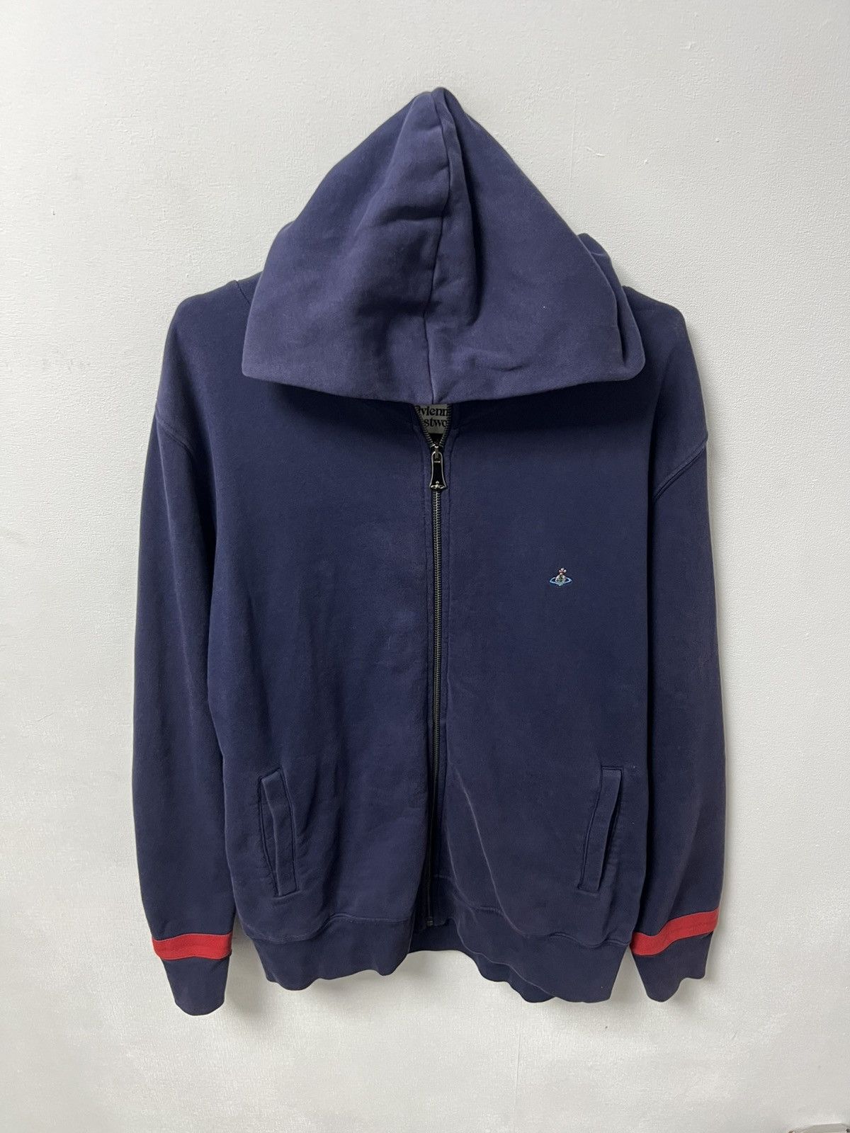 Vivienne Westwood Vintage Vivienne Westwood Zip Hoodie Orb Small Logo Size US XL / EU 56 / 4 - 7 Thumbnail