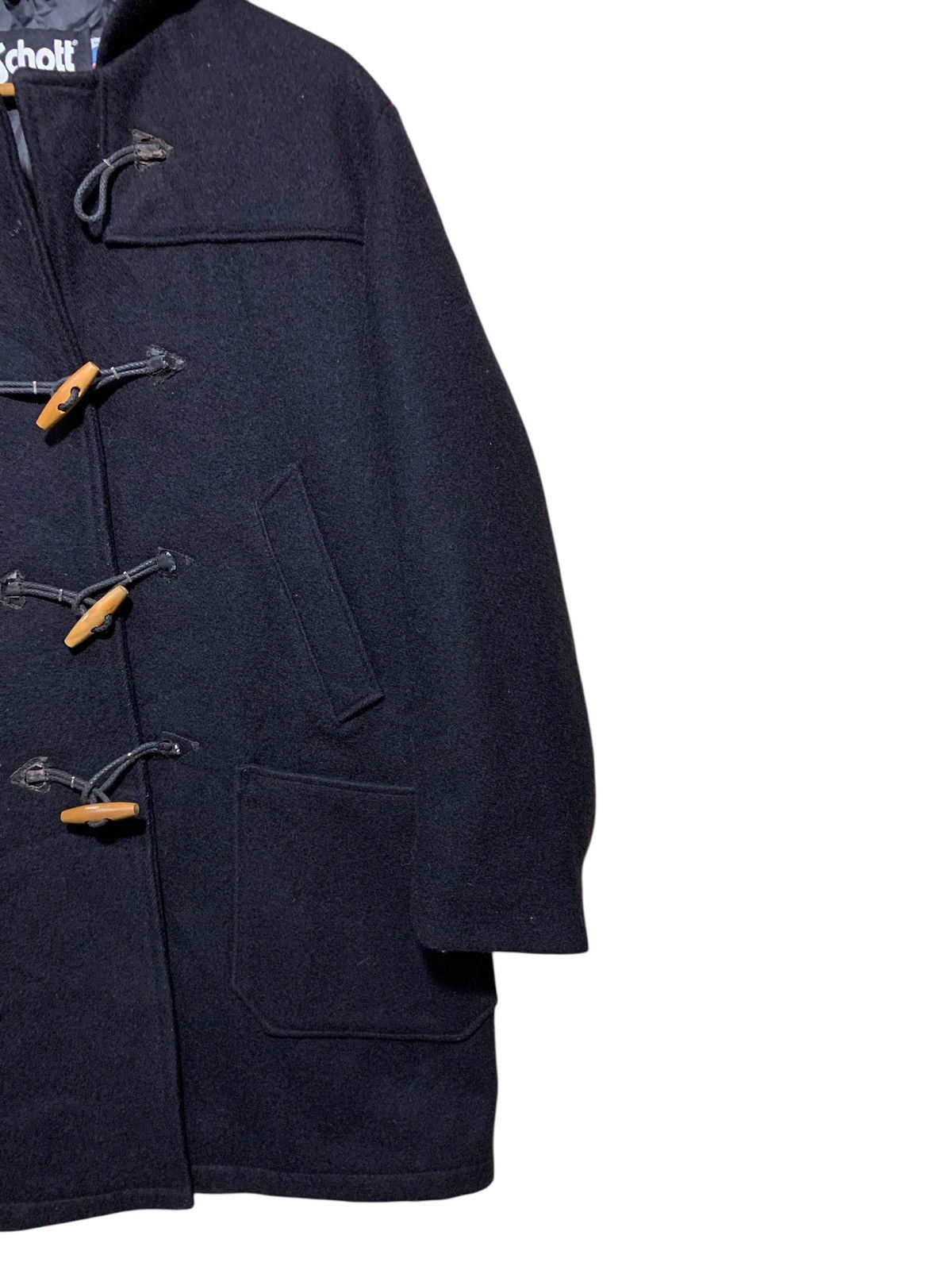 Schott 🔥SCHOTT NYC WOOL DUFFLE COATS JACKET Size US M / EU 48-50 / 2 - 3 Thumbnail