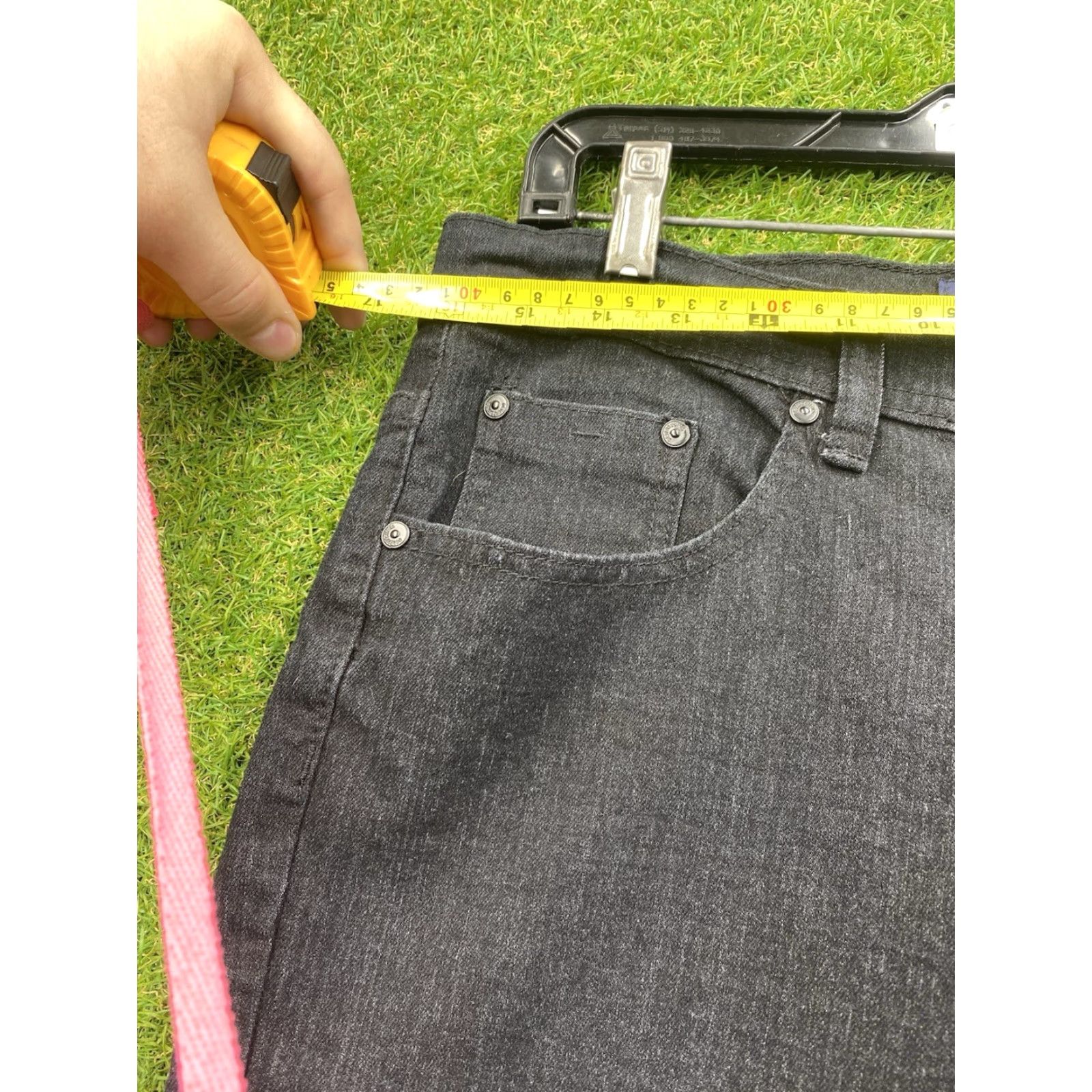 Denime Desert Dunes Jeans Mens 32x30 Slim Fit Stretch Soft Black Denim Living Life Size US 32 / EU 48 - 5 Thumbnail
