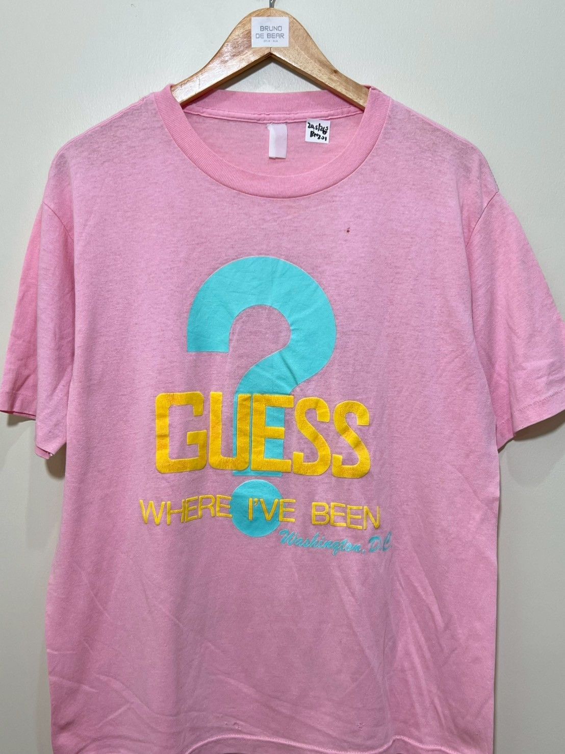 Guess × Vintage Vintage 90's Guess shirt bnz01 Size US M / EU 48-50 / 2 - 3 Thumbnail