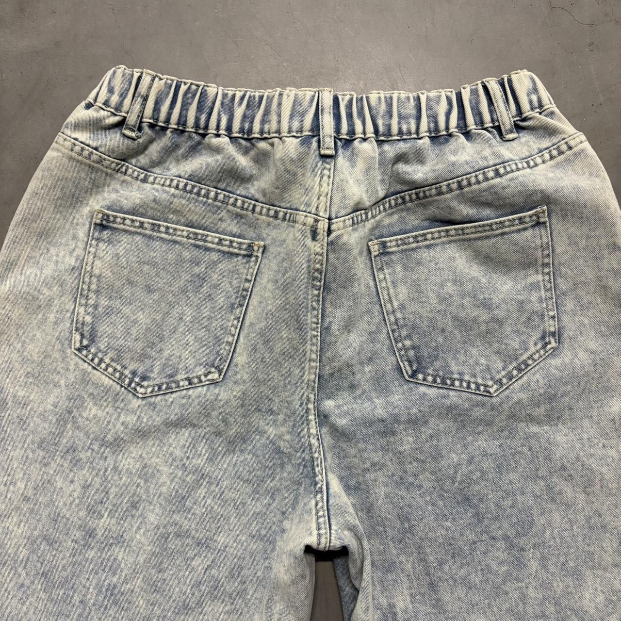 Vintage Crazy Vintage Y2K/2000s Baggy Wideleg Distressed Light Wash Denim Jeans! Size US 34 / EU 50 - 7 Thumbnail