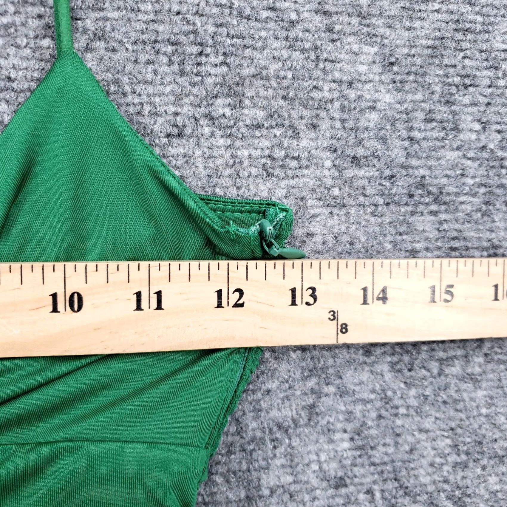 PRINCESS POLLY Princess Polly Dress 4 Green Loren Ruched Bodycon Mini Bow Tie Sleeveless Womens Size S / US 4 / IT 40 - 6 Thumbnail