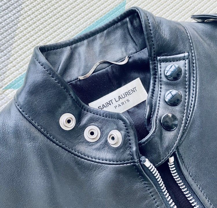 Saint Laurent Paris × Yves Saint Laurent Saint Laurent slp13ss First Year Flying Jacket Leather Size US S / EU 44-46 / 1 - 3 Thumbnail