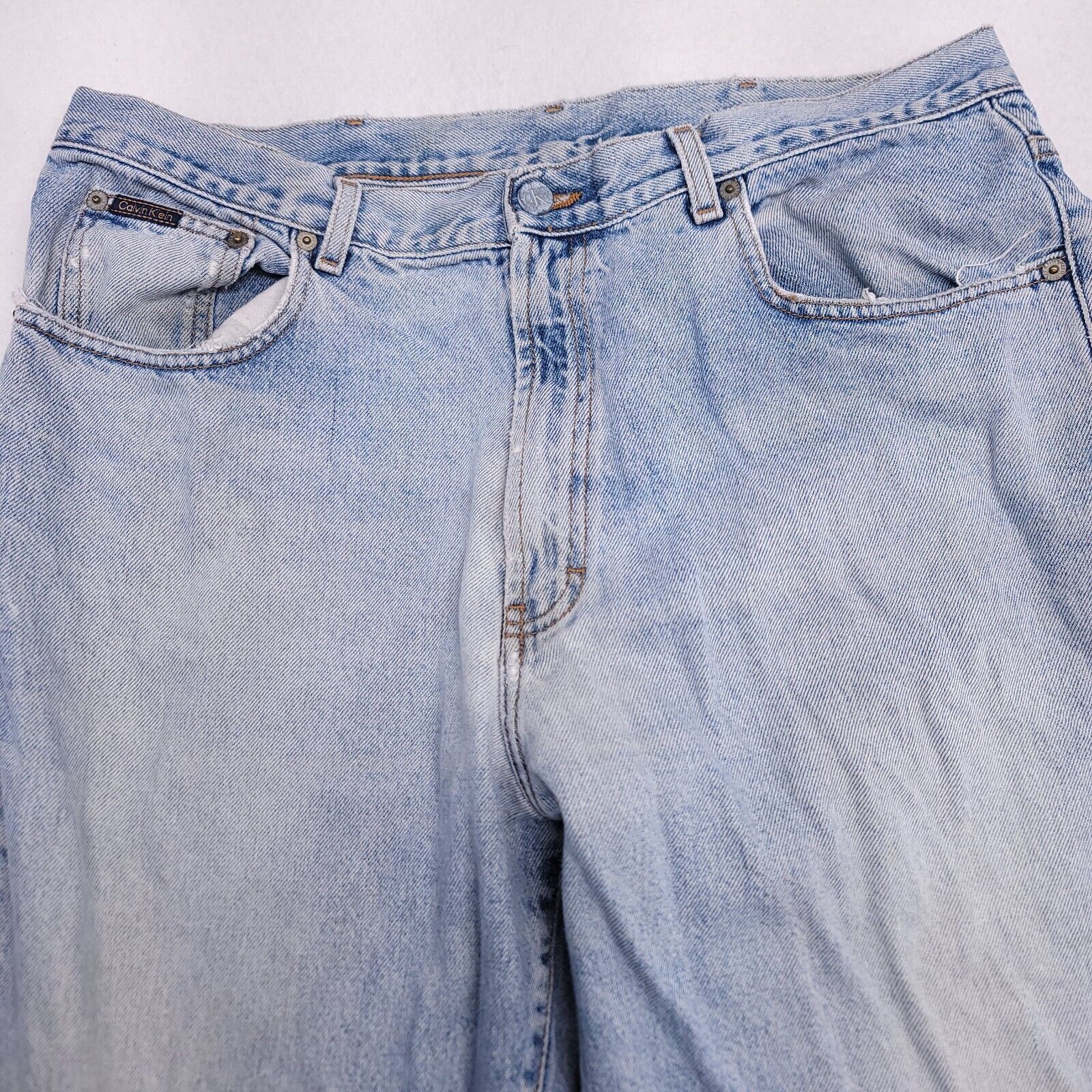 Calvin Klein Calvin Klein Casual Denim Medium Wash Jeans Men Size 36 Blue Size US 36 / EU 52 - 1 Thumbnail